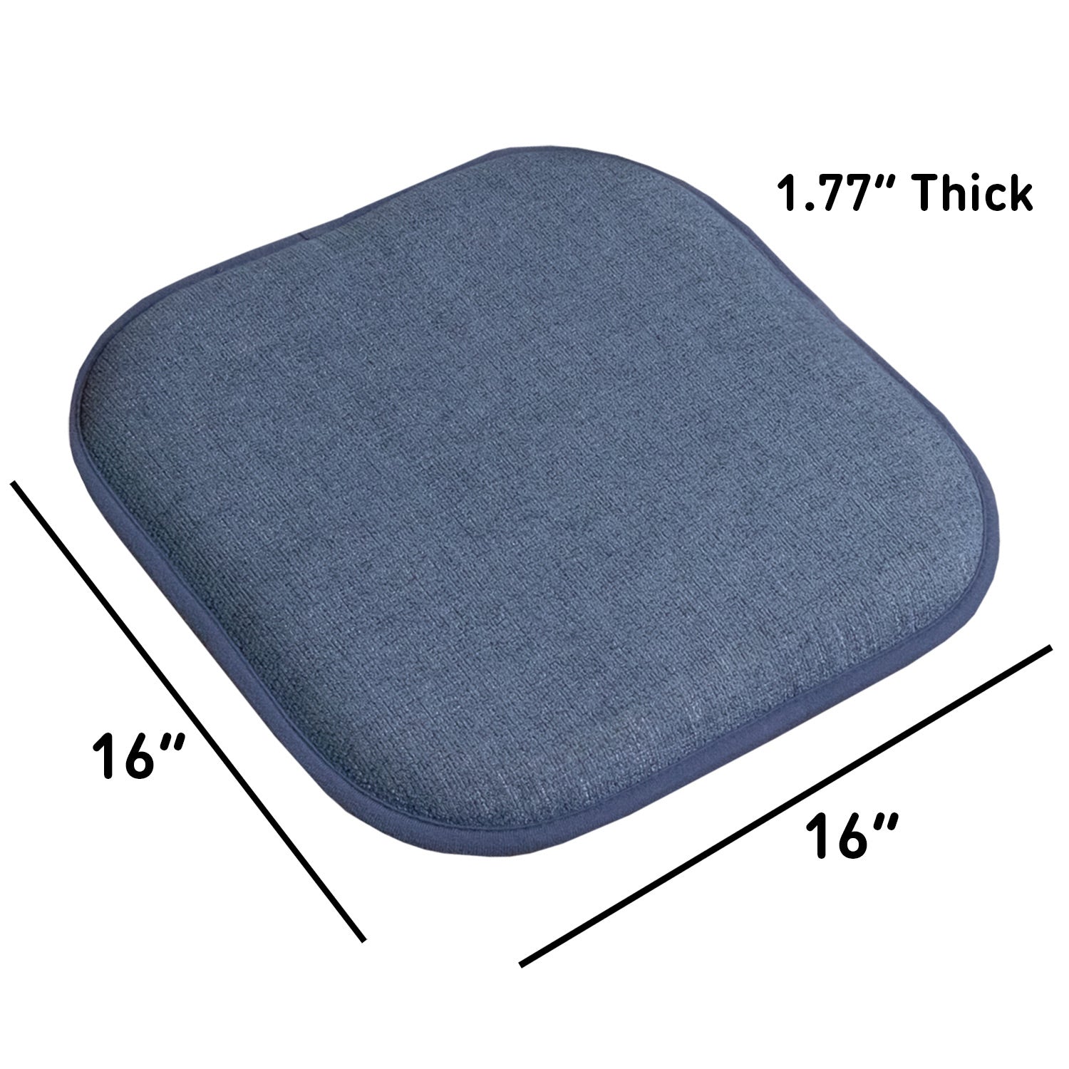 Alexis Chair Cushion Set Denim - Size