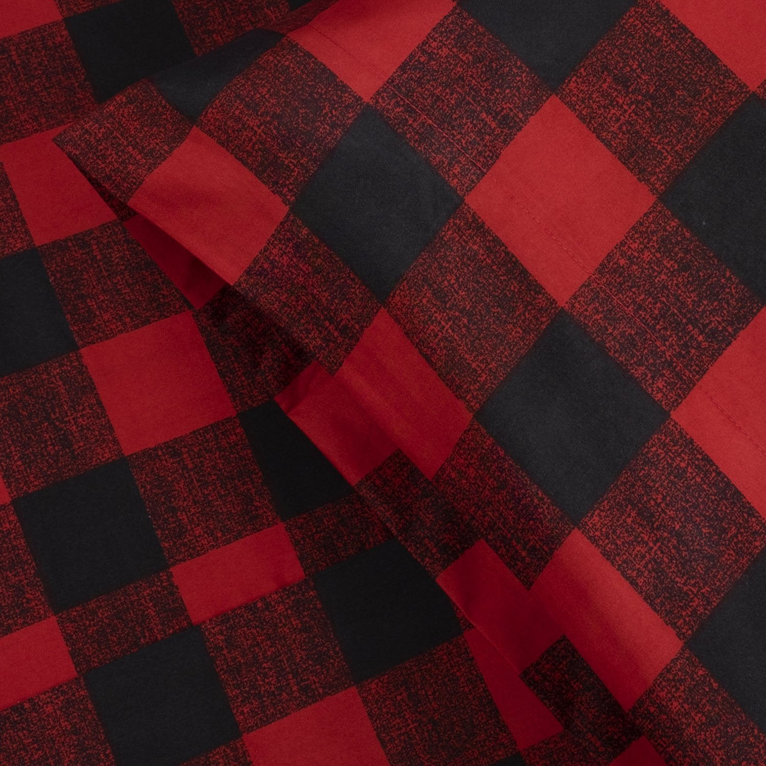 5-Piece Buffalo Check Sheet And Comforter Set - Fabric