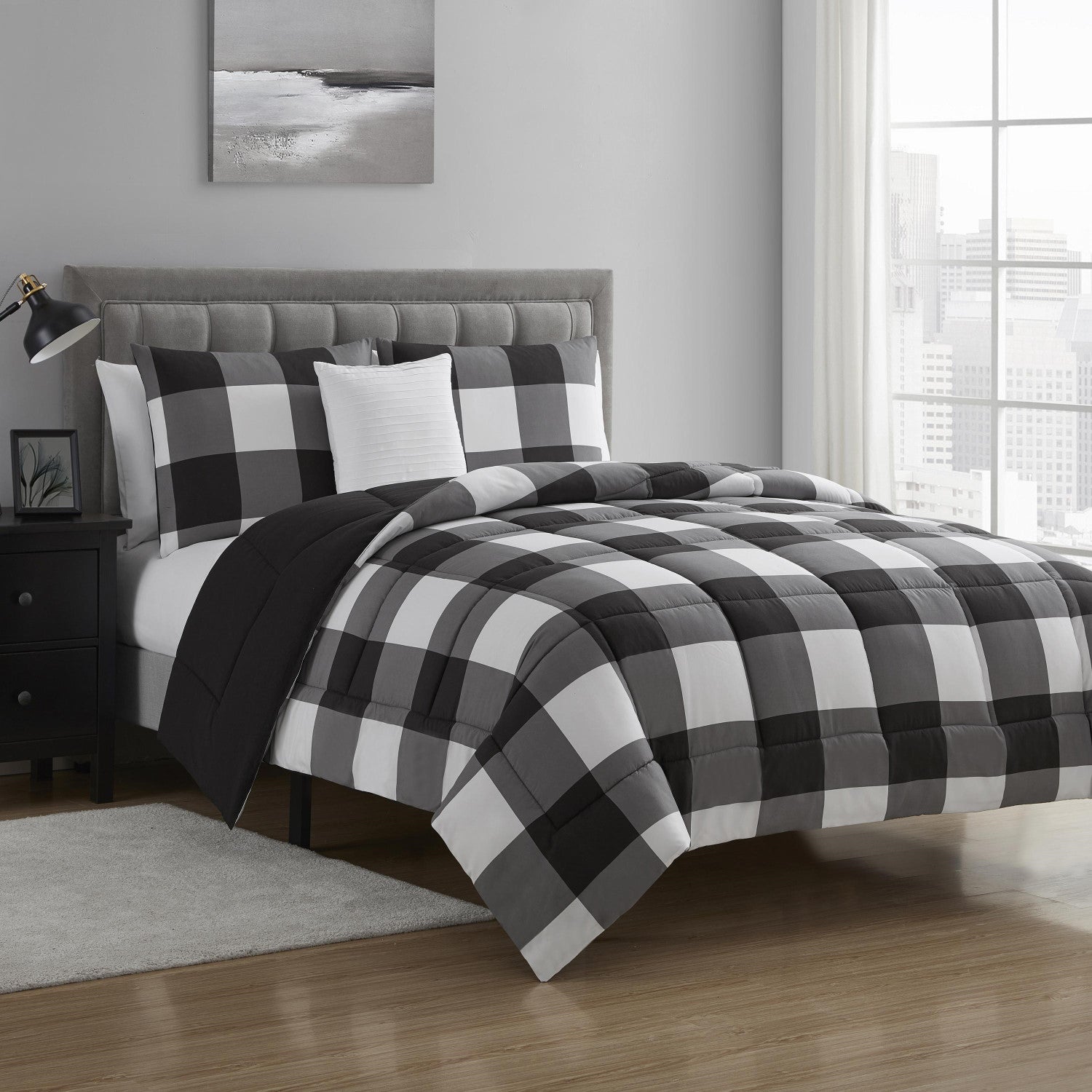 Buffalo Check 4-Piece Comforter Set | Sweet Home Collection