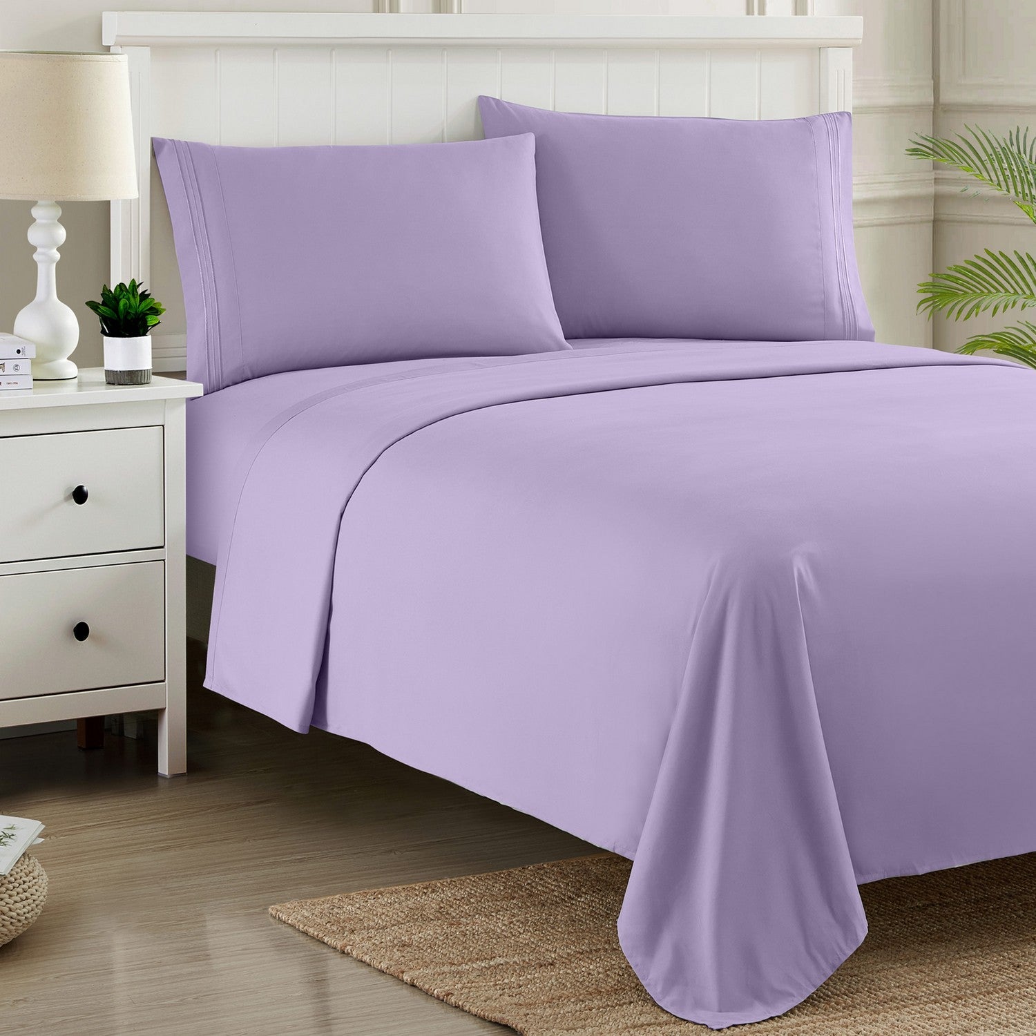4-Piece Sheet Set - Lavender | Sweet Home Collection