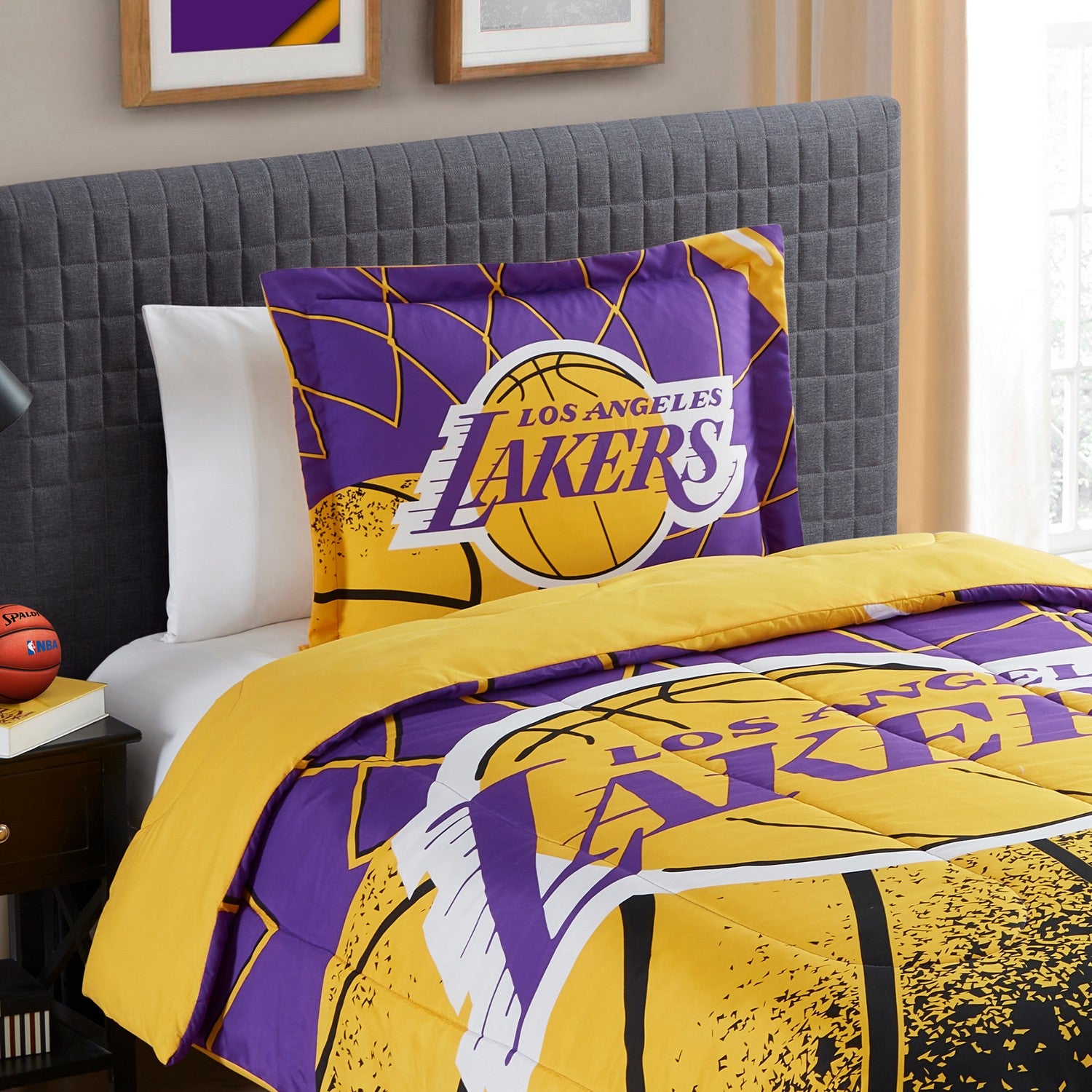 Lakers full sale size comforter set