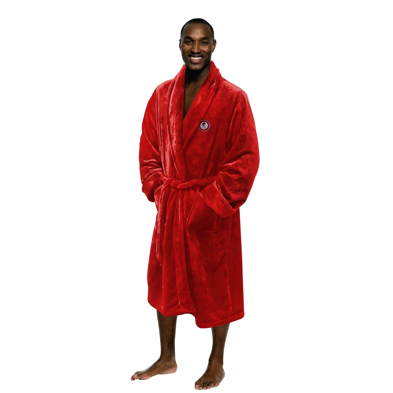 NCAA Mens Bathrobe Georgia Bulldogs Model