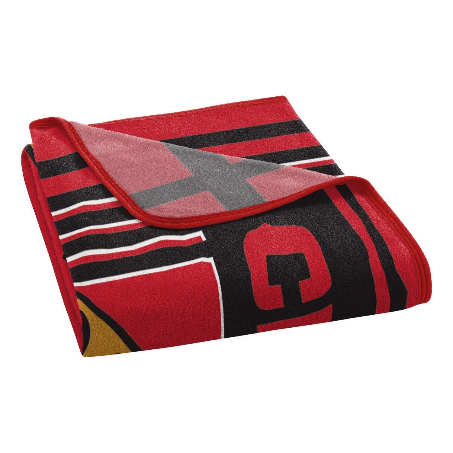 Chicago Blackhawks NHL Officially Licensed Throw Blanket 46x60 Sweet Home Collection