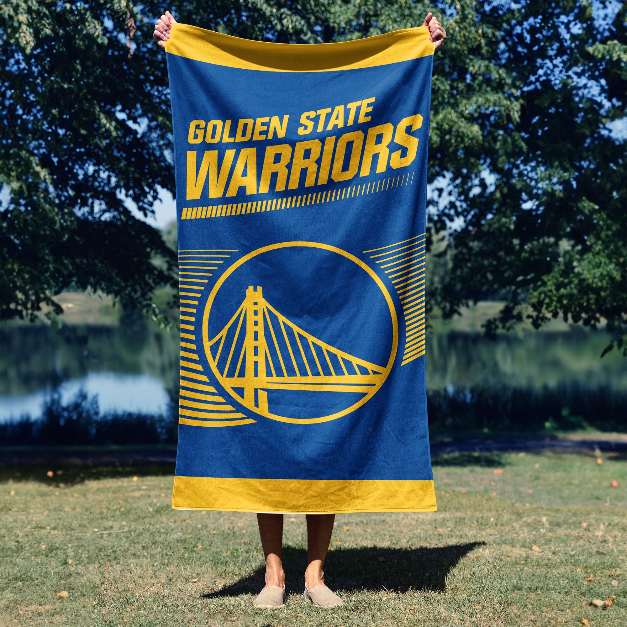 NBA Officially Licensed Golden State Warriors 30" x 60" Beach Towel