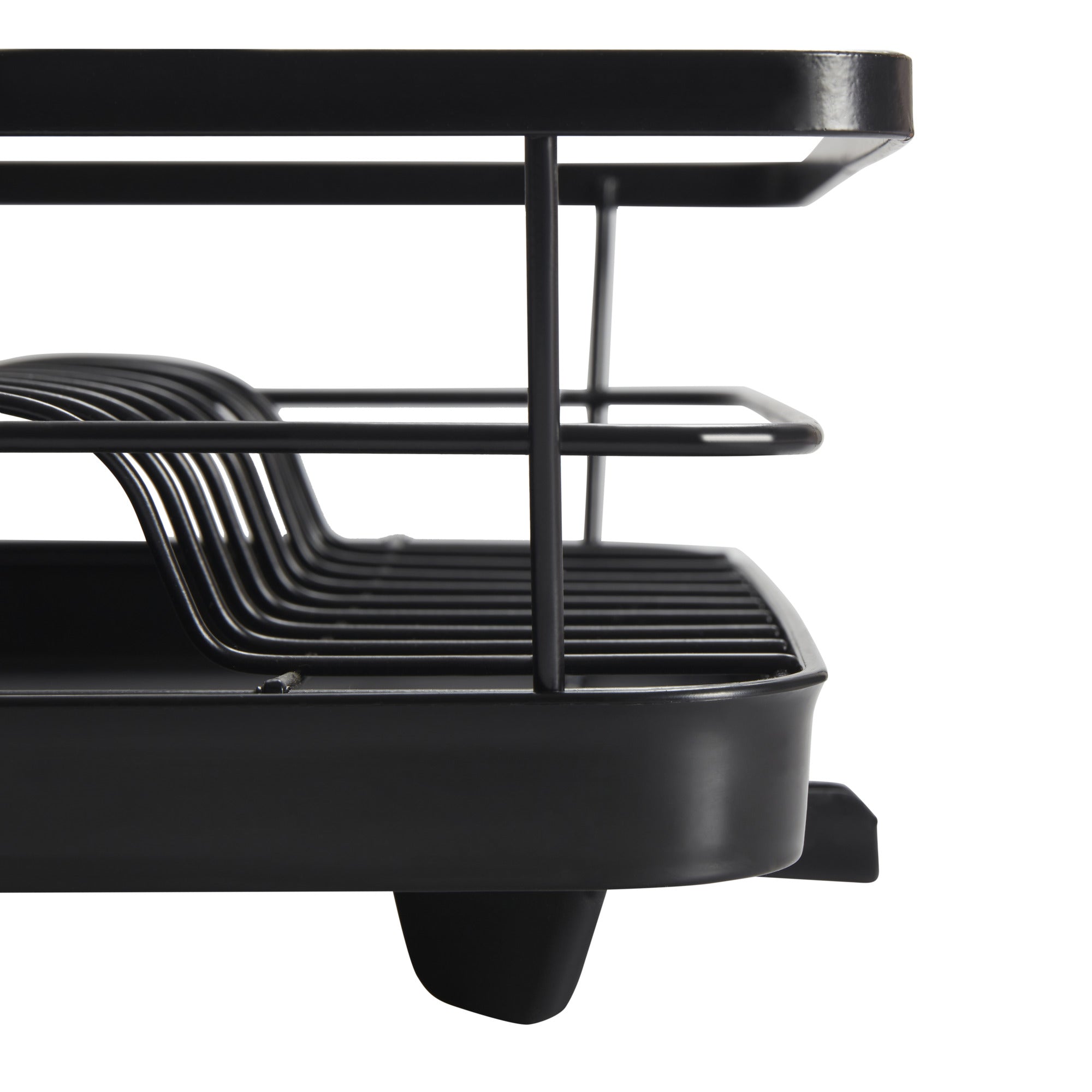 3-Piece Multi-Functional Dish Drying Rack with Drain Board & Utensil Holder