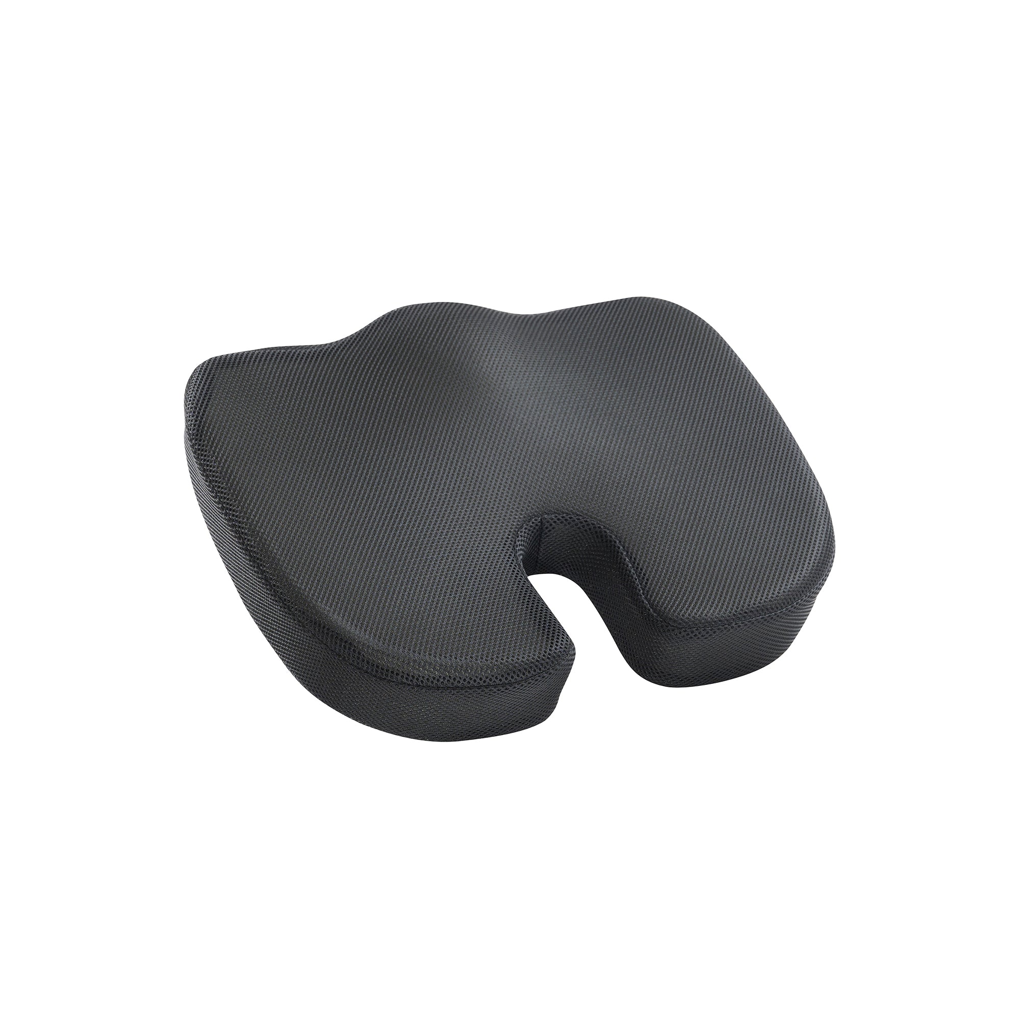 Premium Memory Foam Comfort Chair Cushion, Ergonomic Cushion for Chair, Car, Office Desk, Tailbone Relief - Black