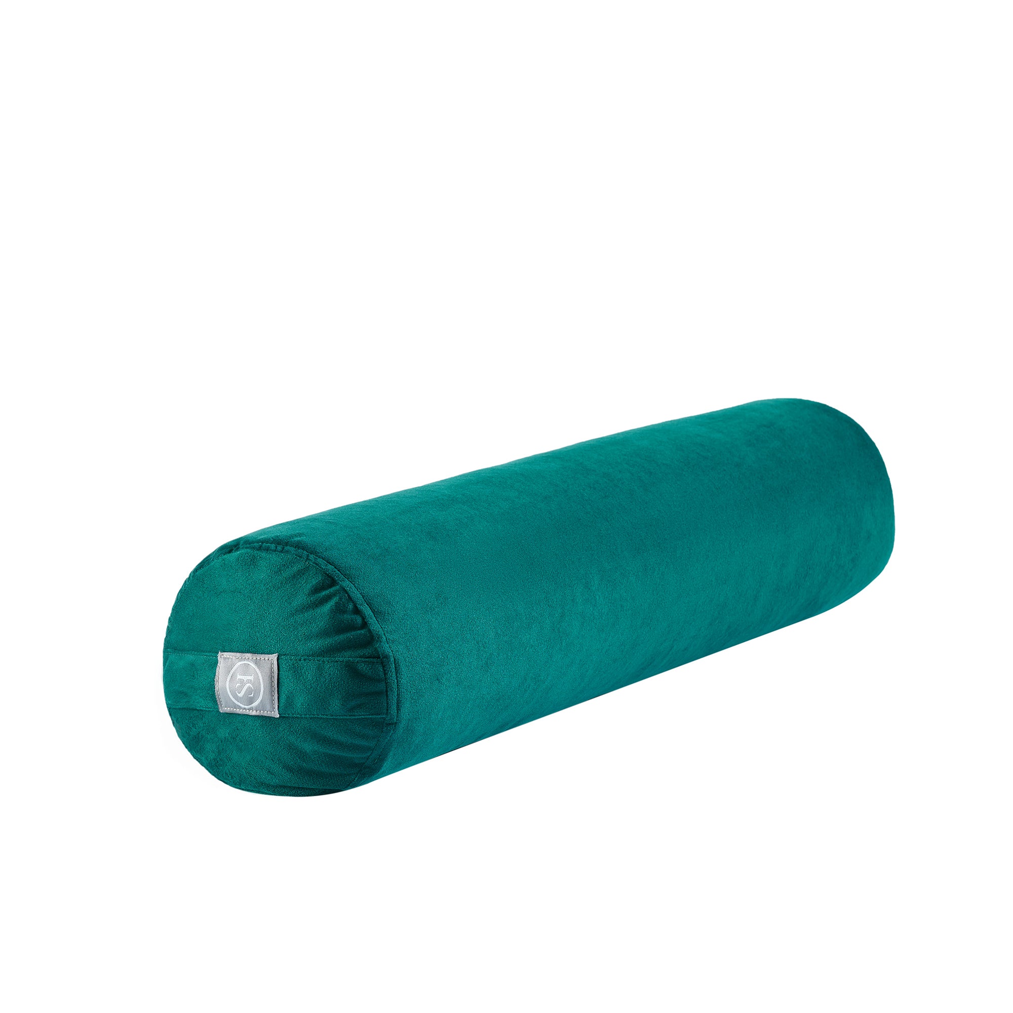 Premium Yoga Bolster Pillow 6? × 26? — Supportive Cylinder Shape Filled with EPS Beans for Stretching, Meditation, Pilates & Deep Relaxation, Removable Cover, Teal