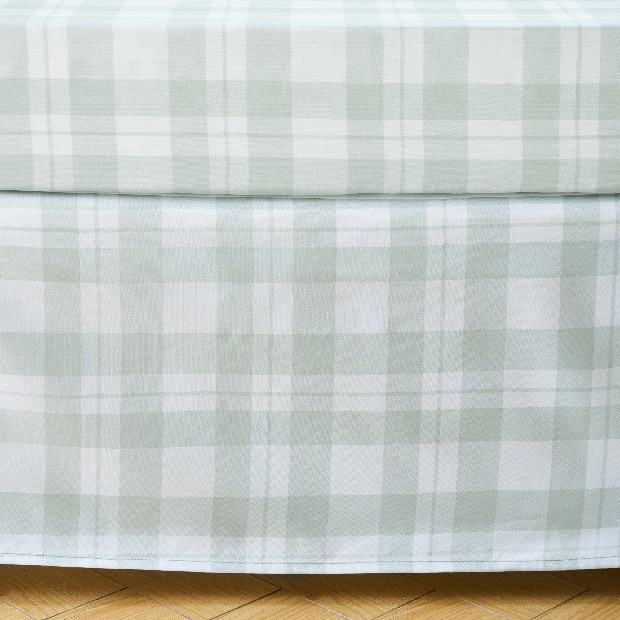4-Piece Baby Crib Bedding Set, 100% Ultra Soft Microfiber - Baby Plaid