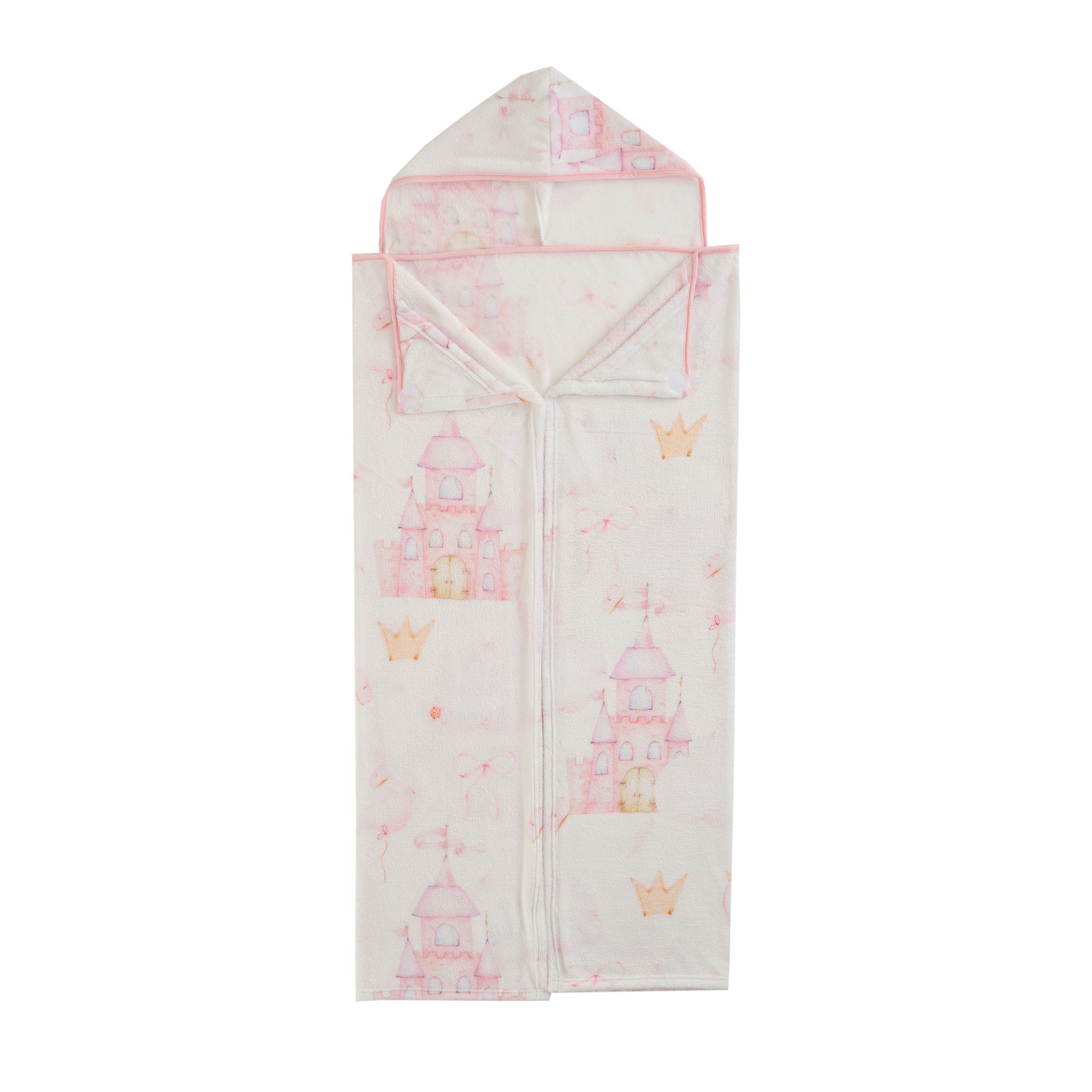 Kids' Hooded Blanket 50" Wide x 45" Length - Fairytale Princess