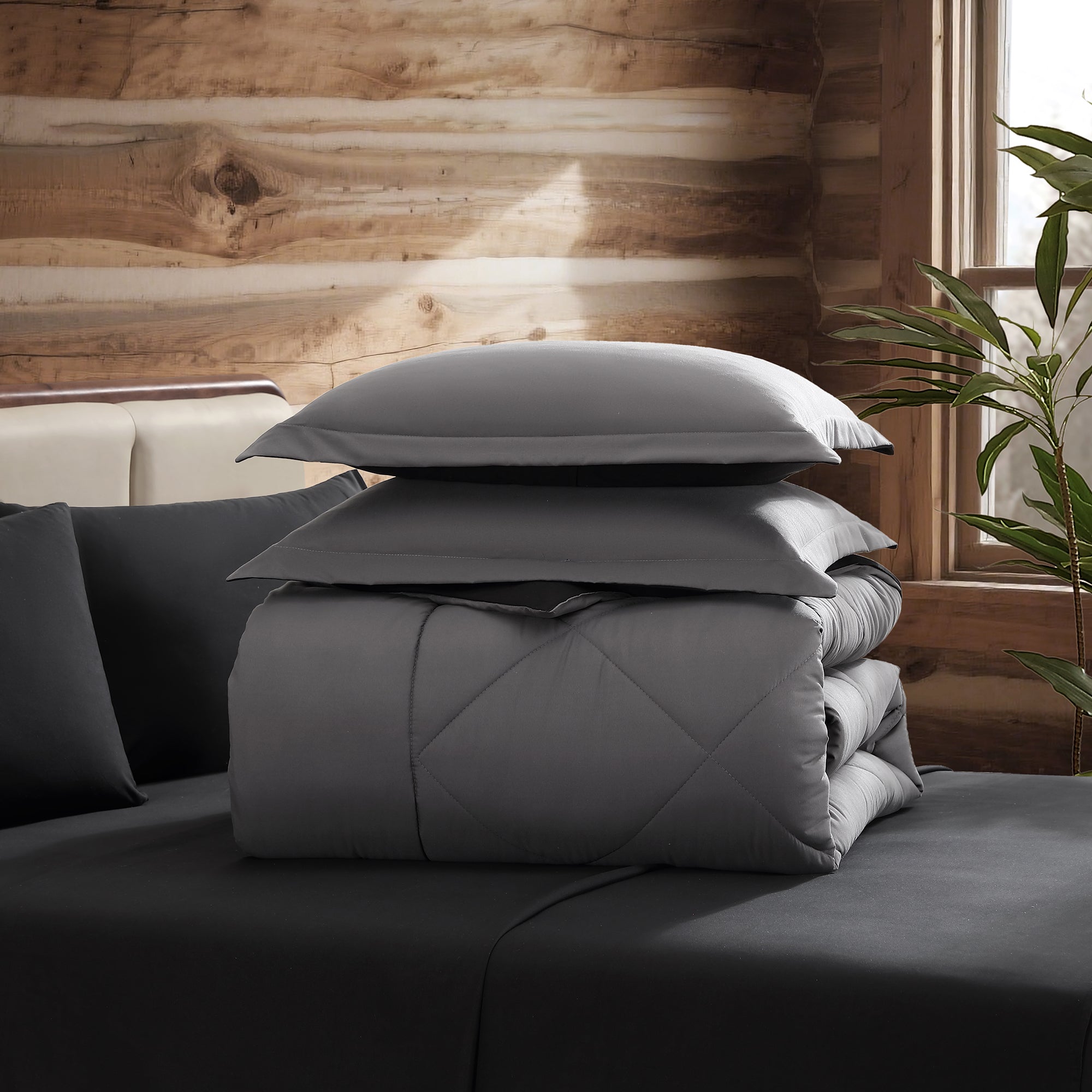Coleman® 7 Piece Reversible Comforter & Sheet Set, All Season Bedding Set