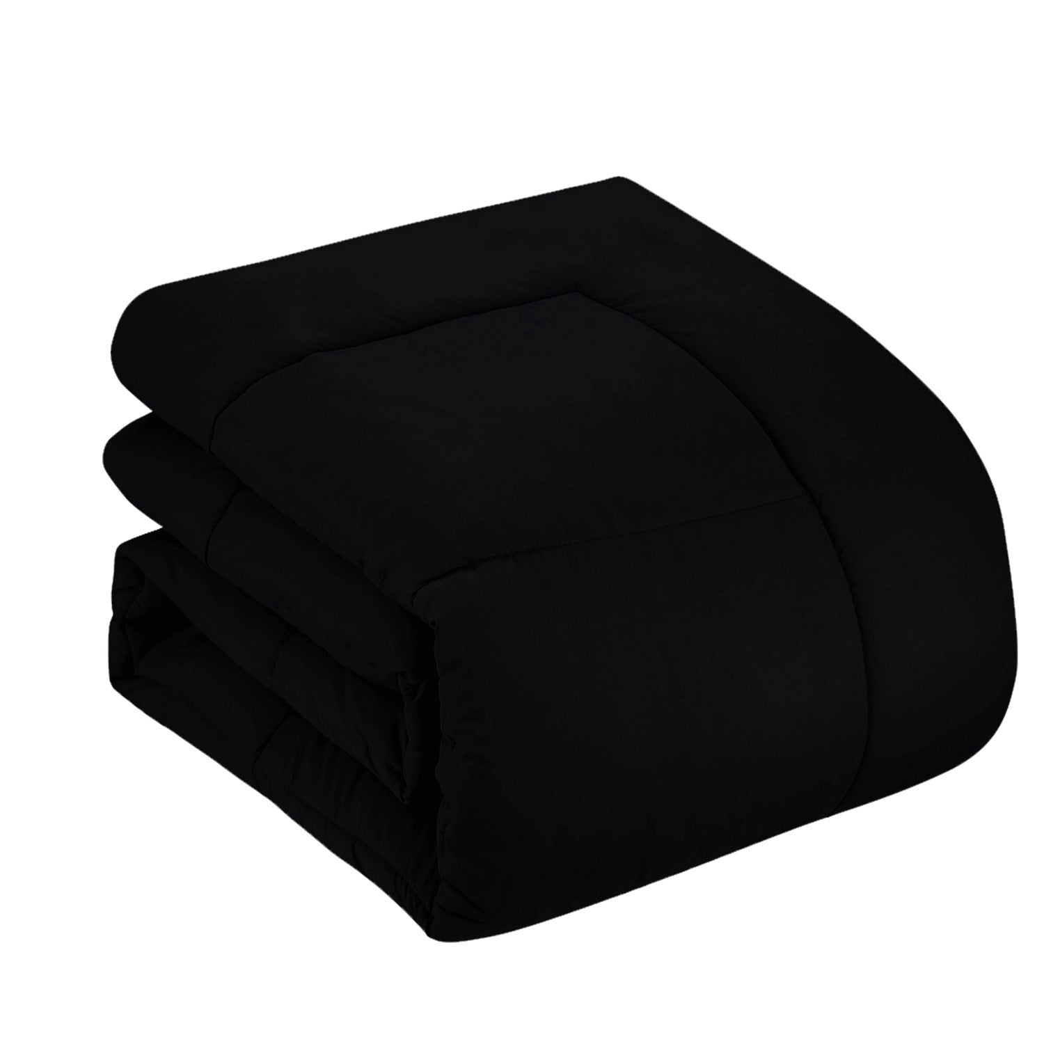 Basic 5-Piece Bed in a Bag  Set Black - Comforter