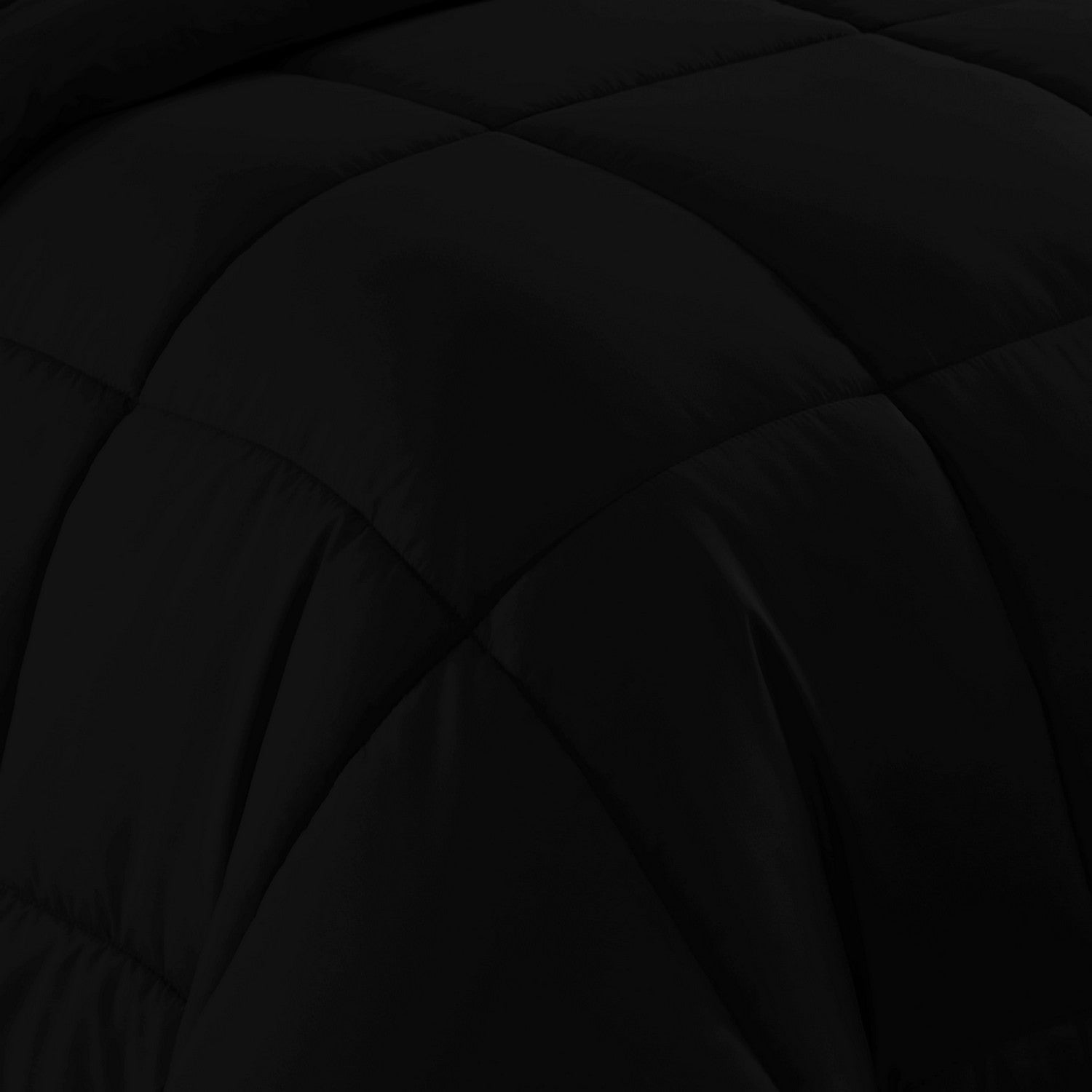 Basic 5-Piece Bed in a Bag  Set Black - Detail