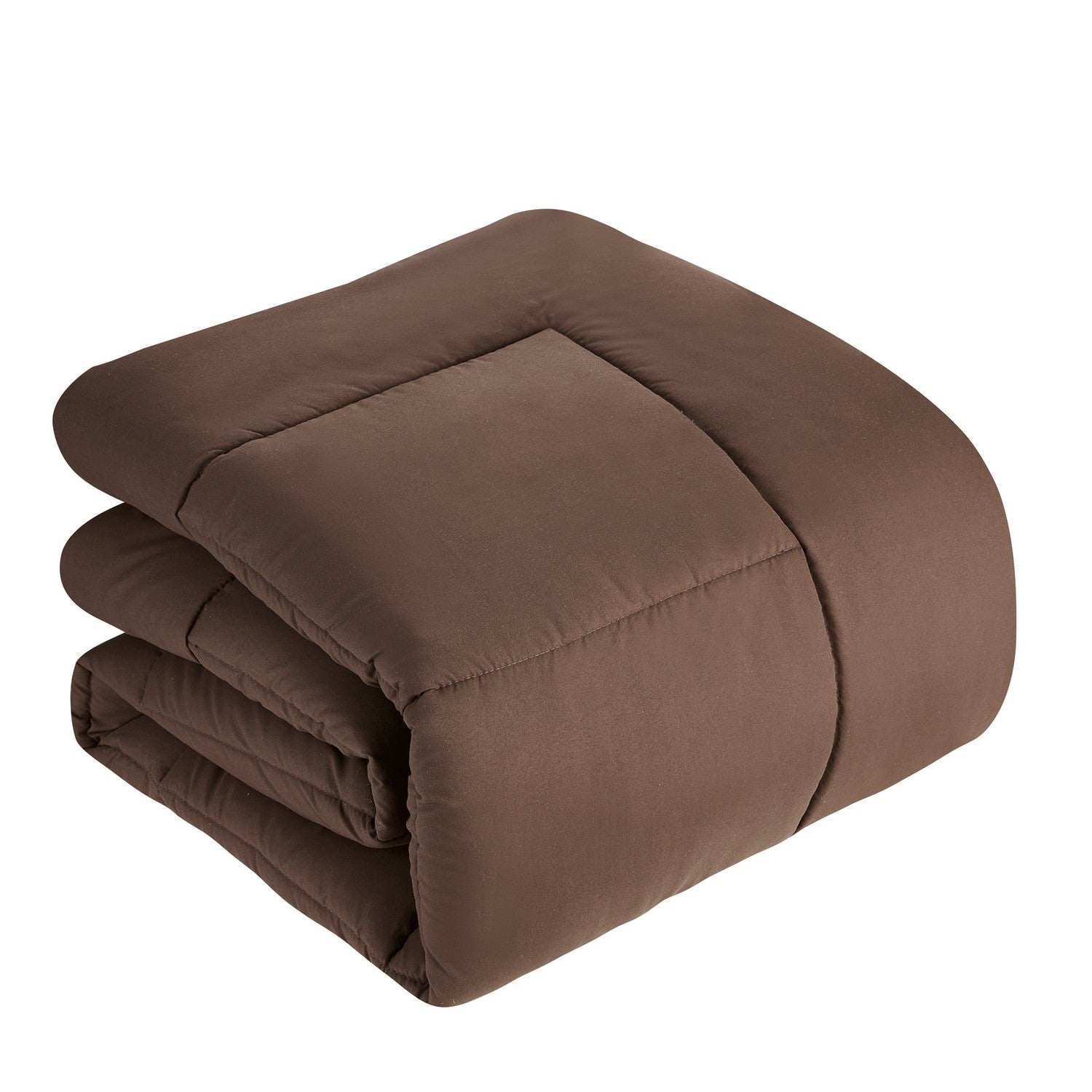 Basic 5-Piece Bed in a Bag  Set Chocolate - Comforter
