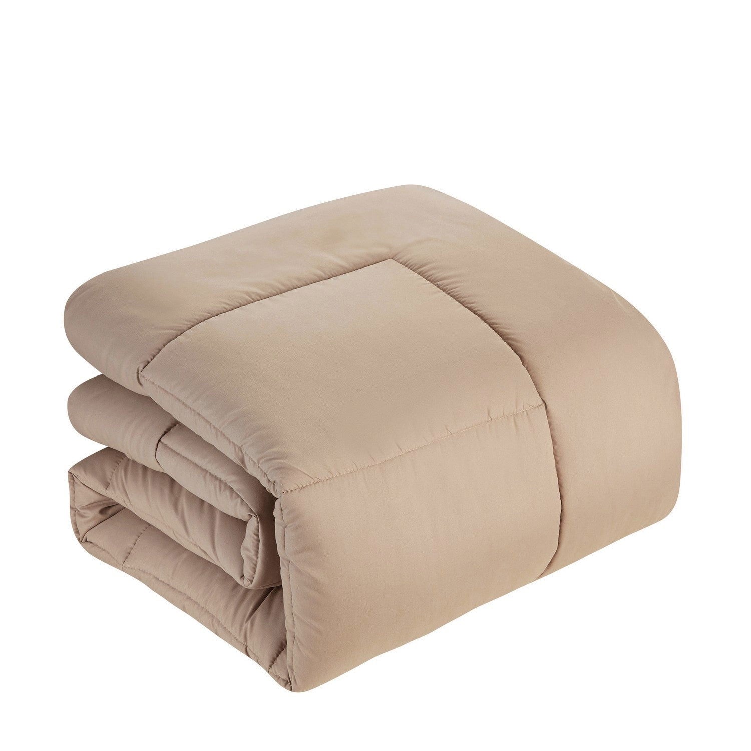 Basic 5-Piece Bed in a Bag Set Taupe - Comforter