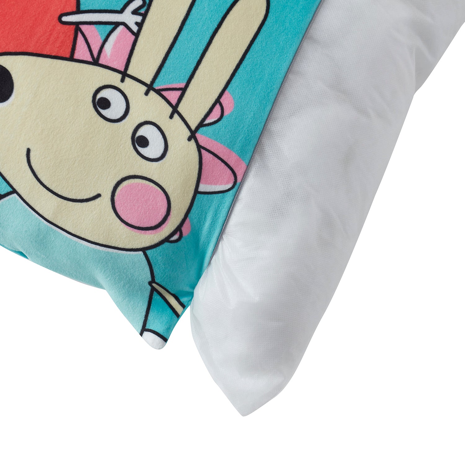 Peppa Pig Kids Reversible Pillow with Removable Shell