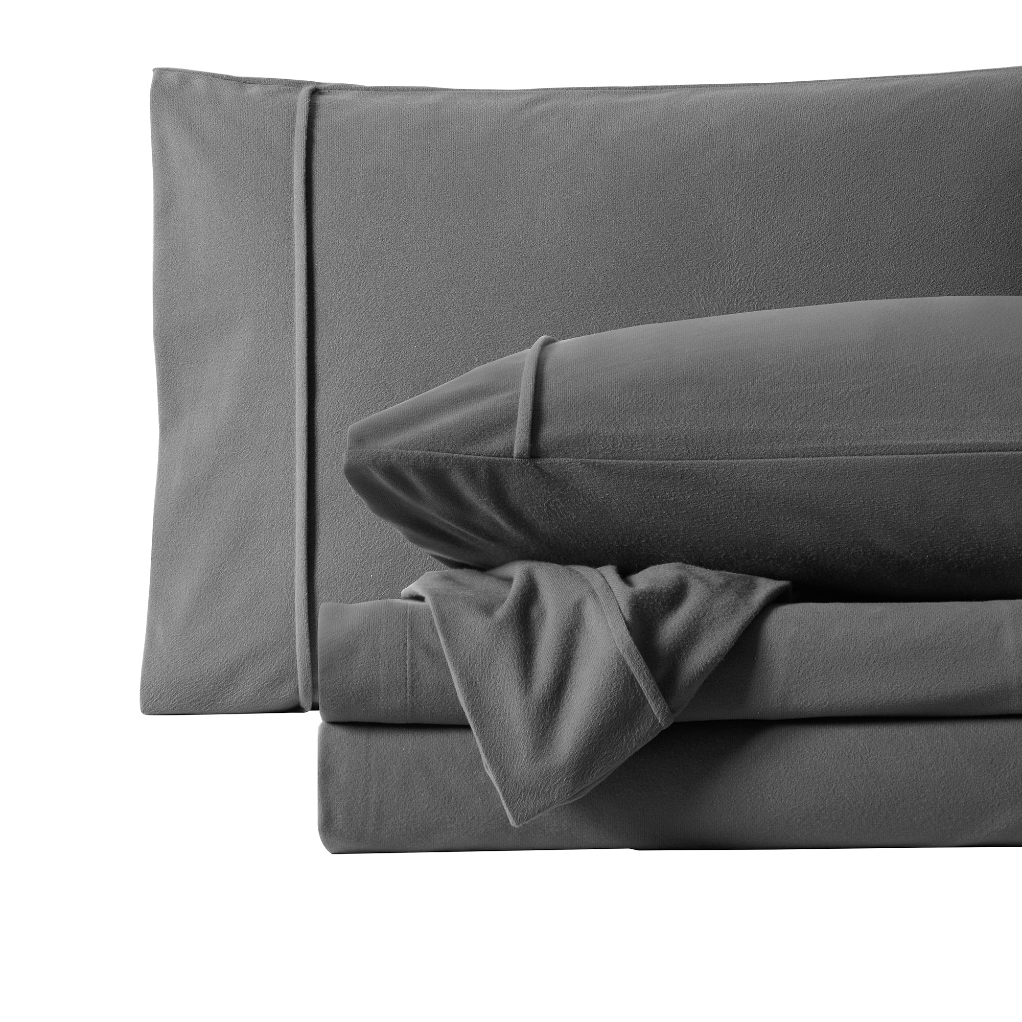 100% Cotton Flannel 4-Piece Sheet Set
