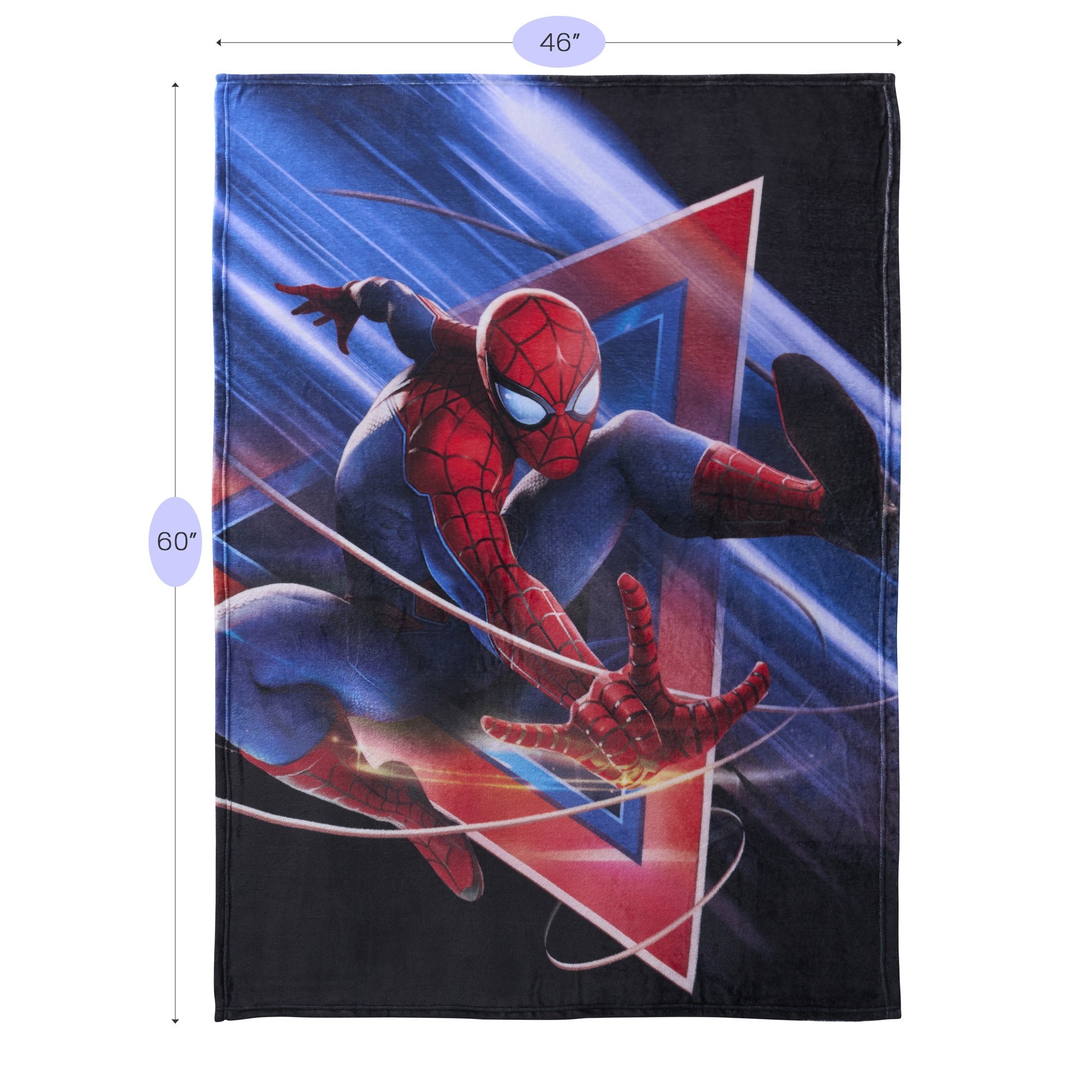 Spiderman Micro Raschel Throw Blanket 46"x60"