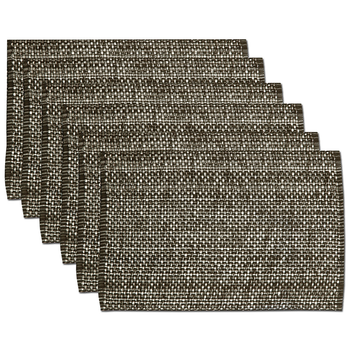 100% Cotton Woven Rectangle Two-Tone Placemats