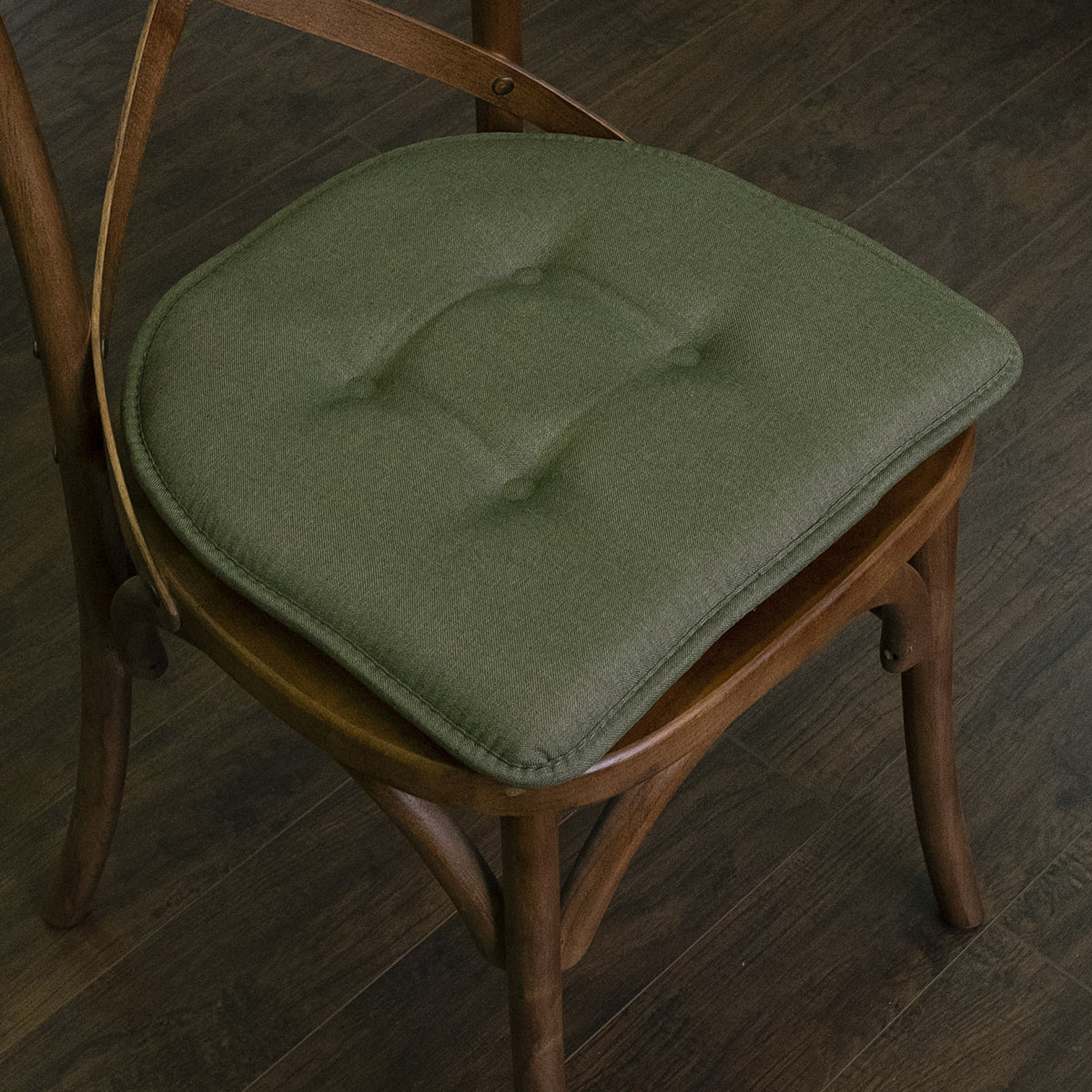 Solid Color U Shaped Memory Foam 17" x 16" Chair Cushions