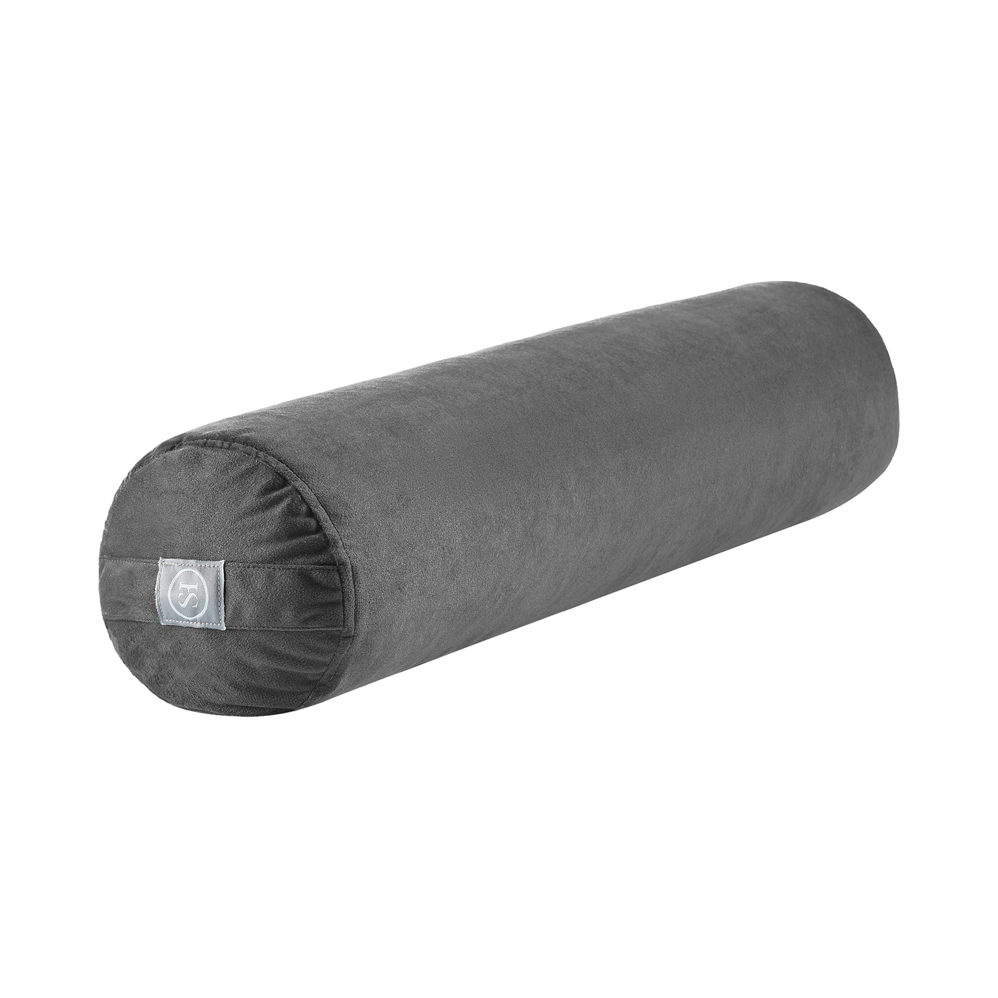 Yoga Bolster Pillow with a Removable Cover, 6" x 25"