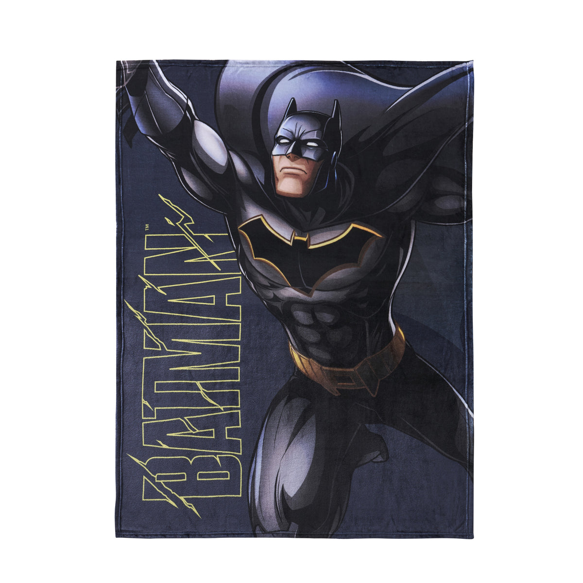 Kids Micro Raschel Throw Blanket 46"x60", Batman "Midnight Batman"