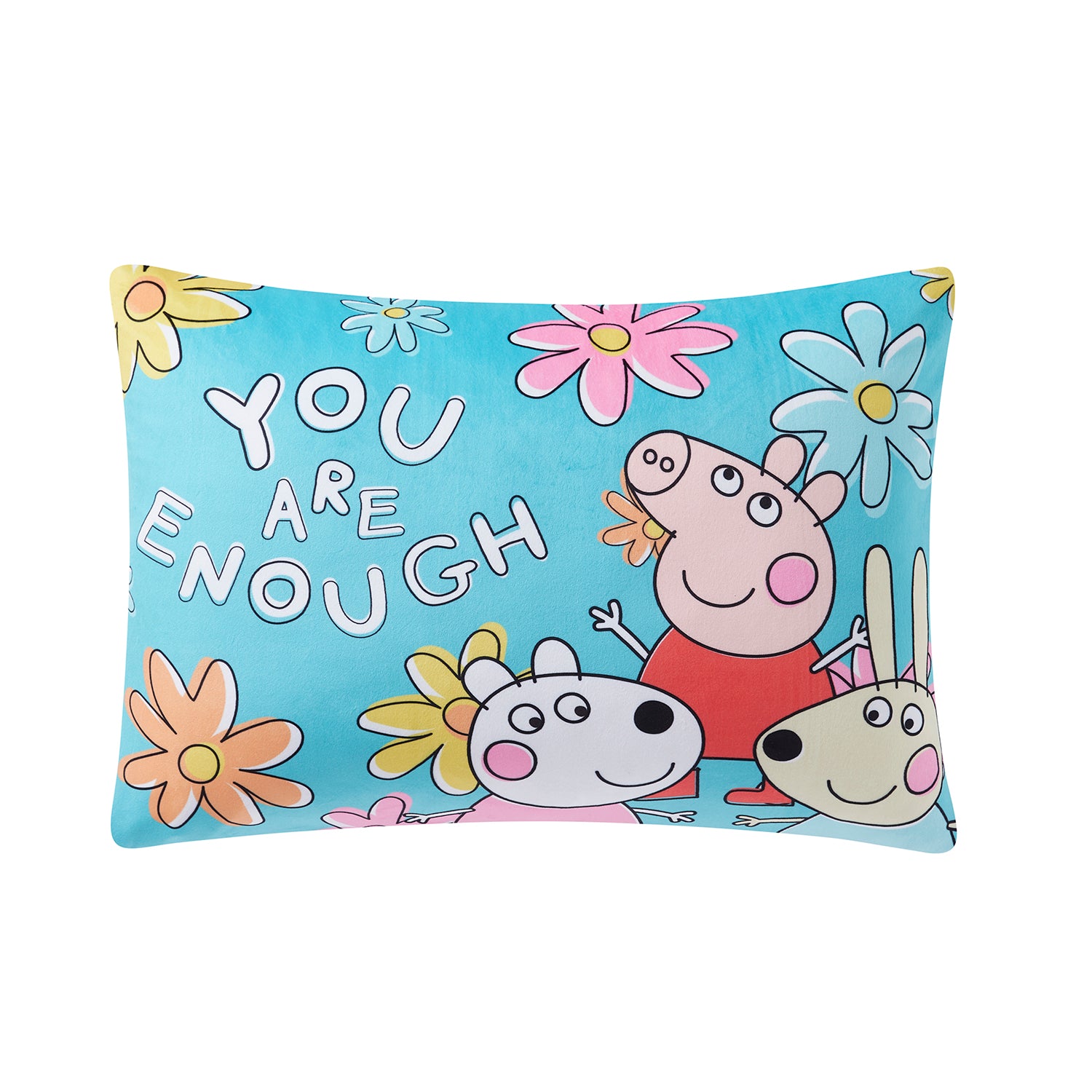 Peppa Pig Kids Reversible Pillow with Removable Shell