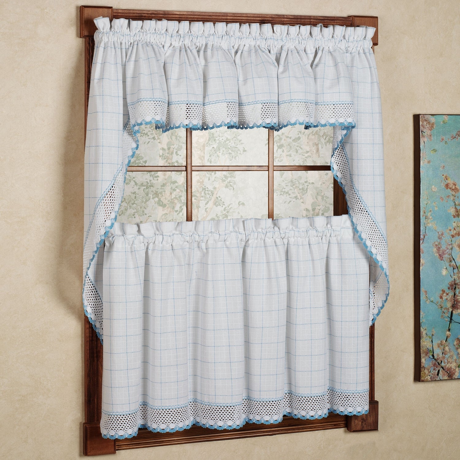 Adirondack Cotton Kitchen Window Curtains