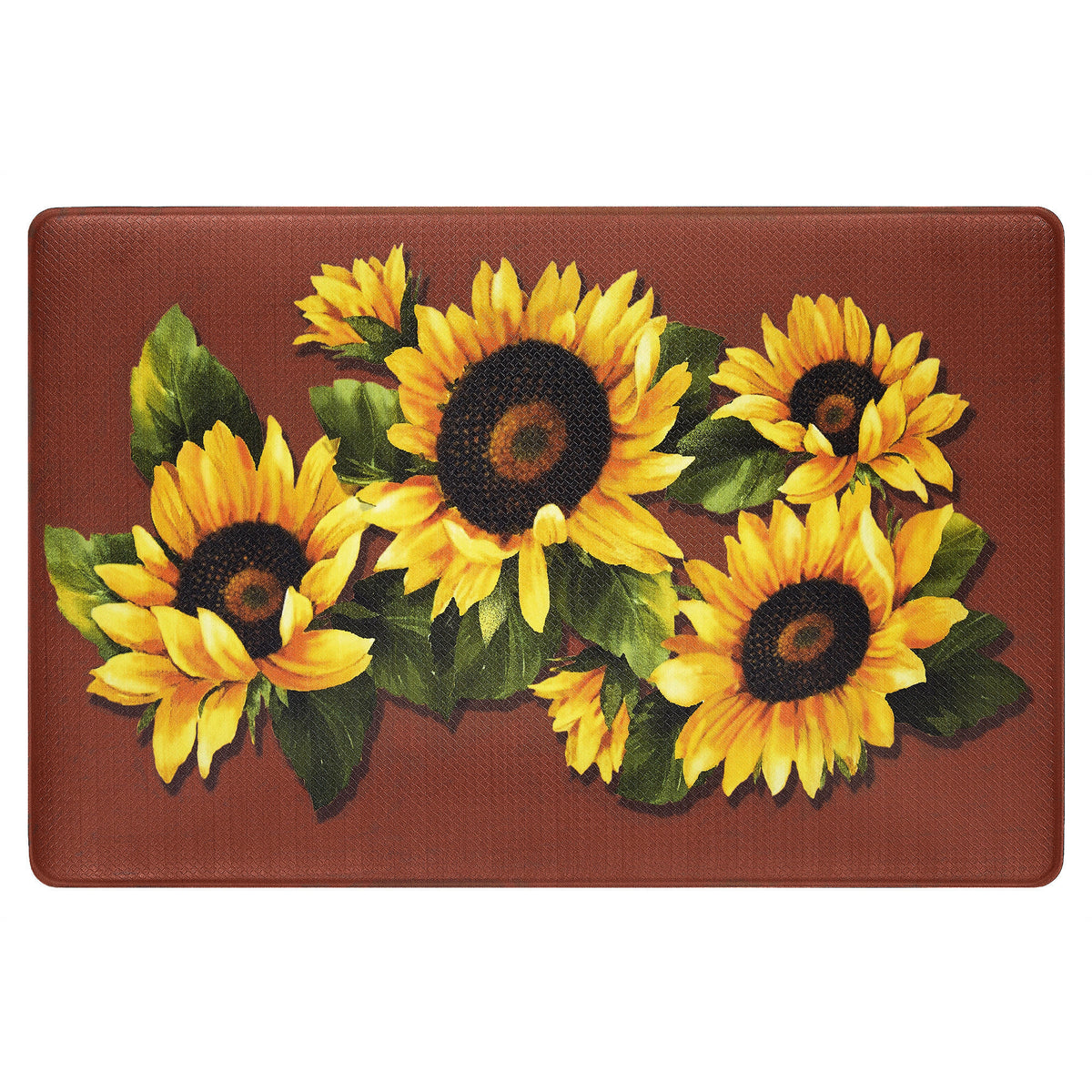 Black Eyed Susan Memory Foam Anti-Fatigue Kitchen Floor Mat 18 x 30