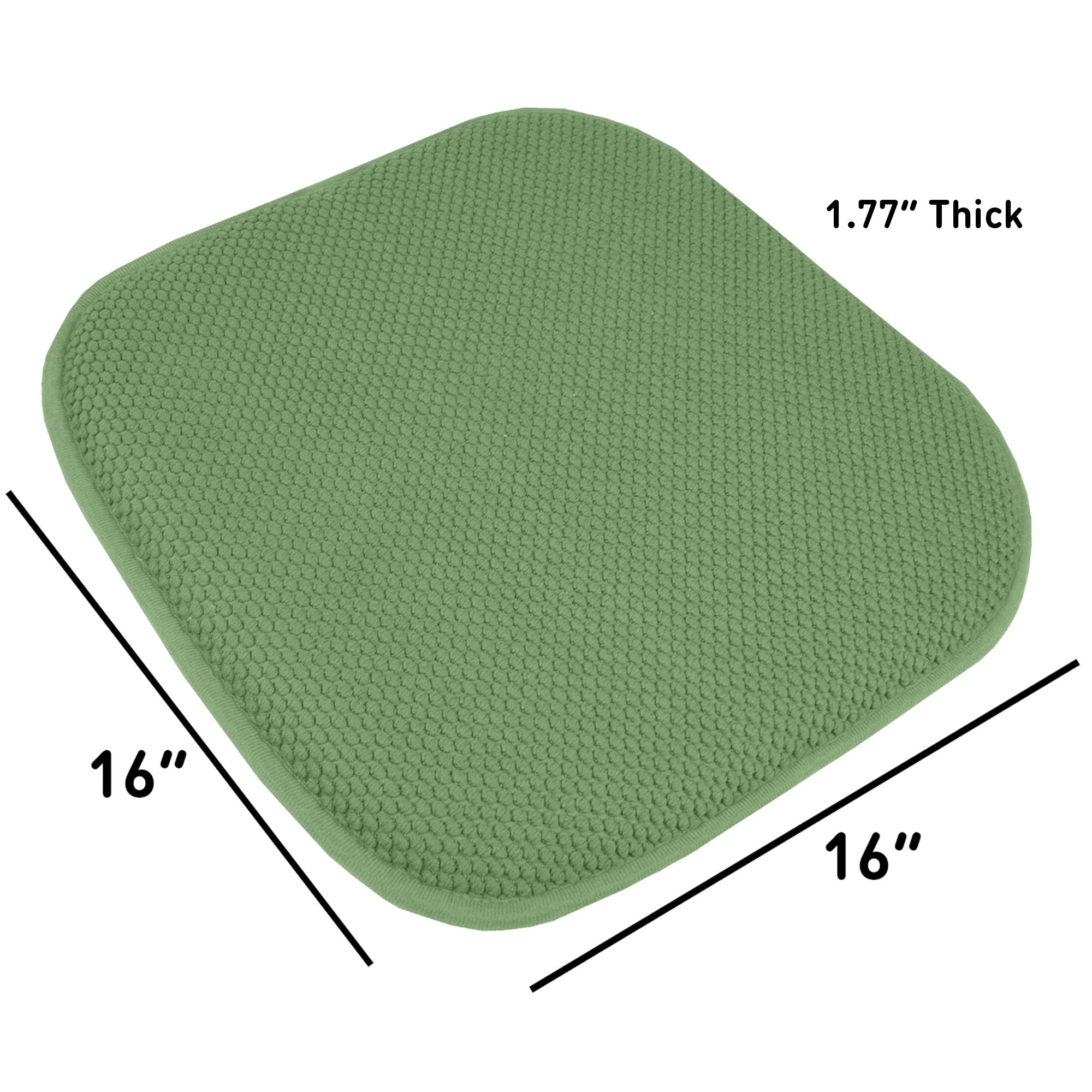 Honeycomb Chair Cushion Set Green - Size