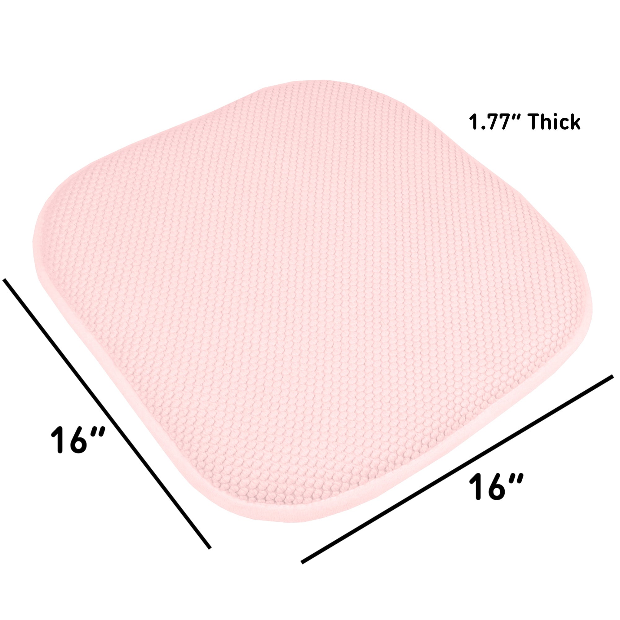 Honeycomb Chair Cushion Set Pink - Size