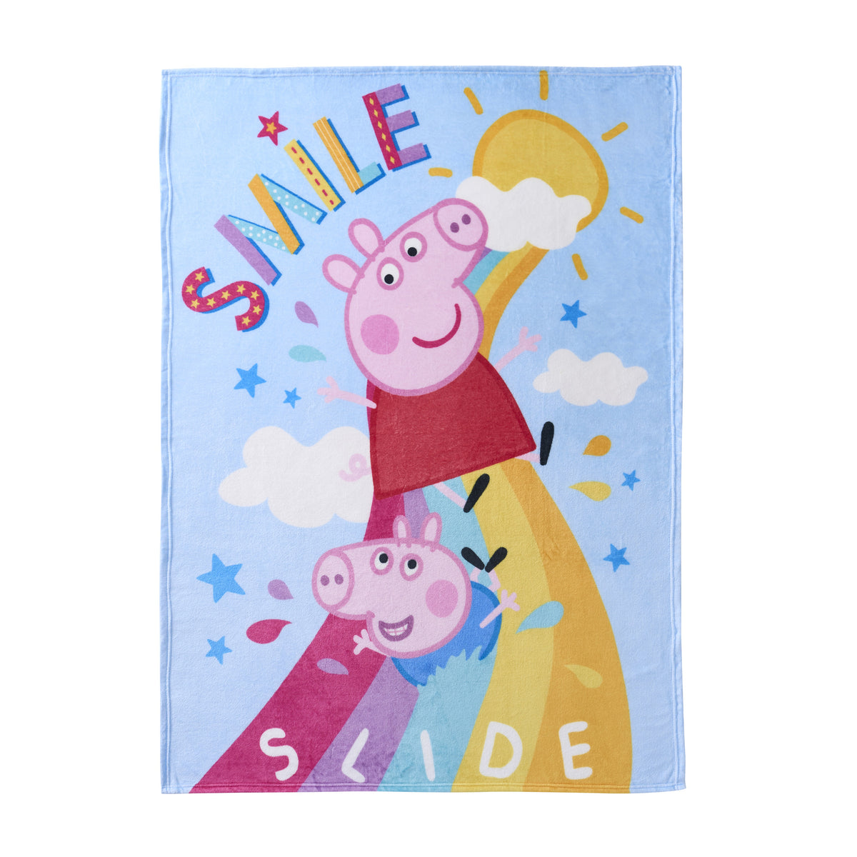 Peppa Pig Micro Raschel Throw Blanket 46"x60"