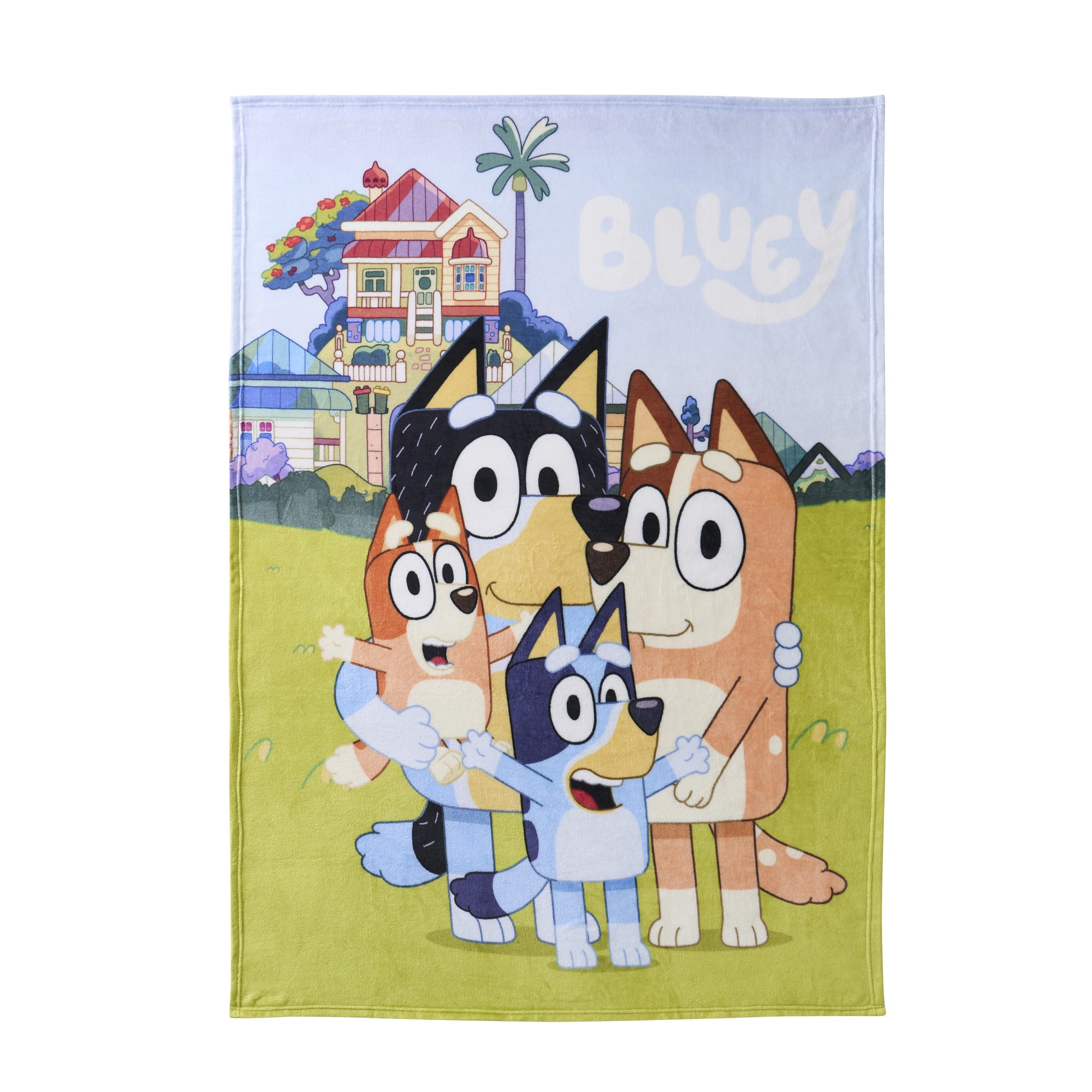 Bluey Micro Raschel Throw Blanket 46"x60"