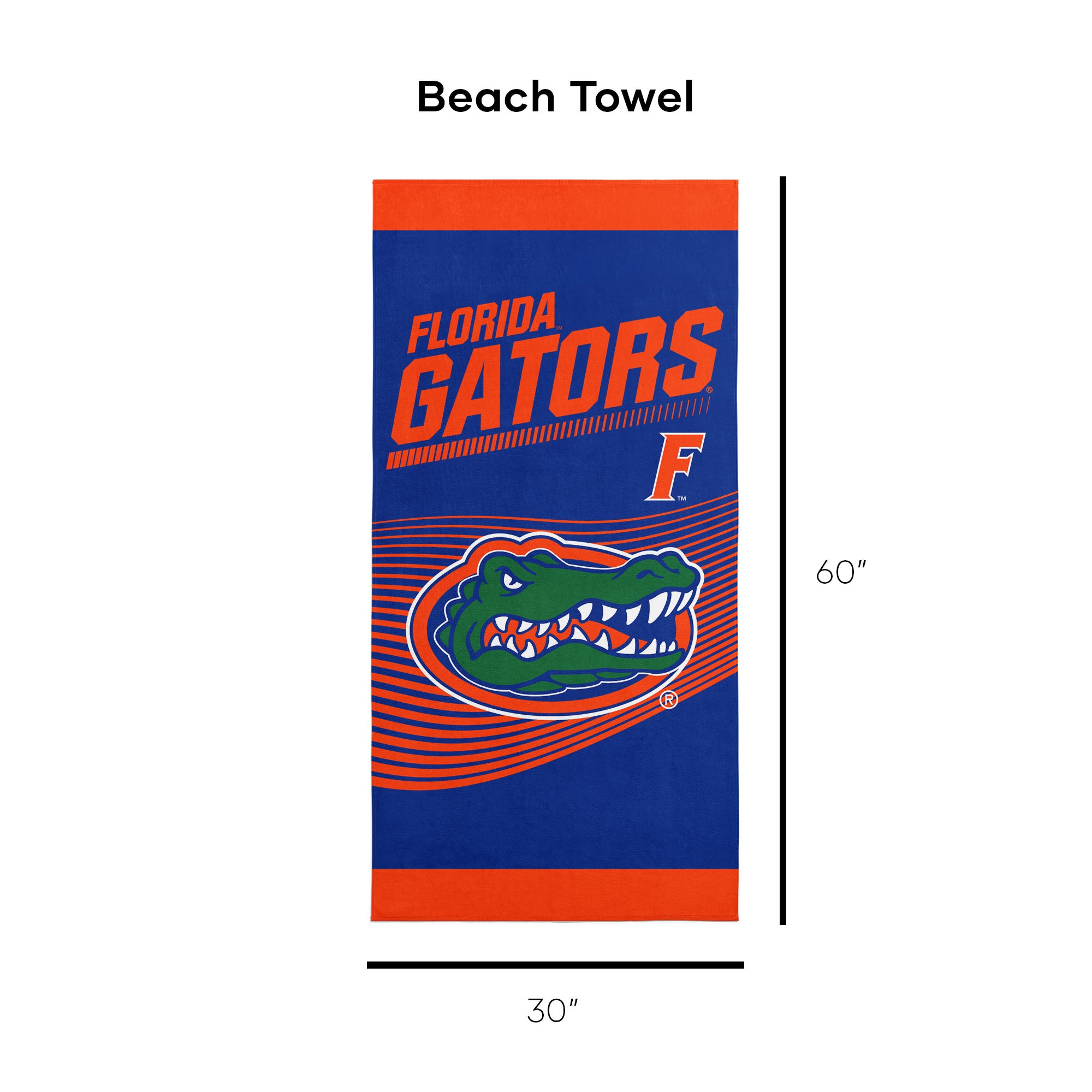 NCAA Florida Gators 30" x 60" Beach Towel