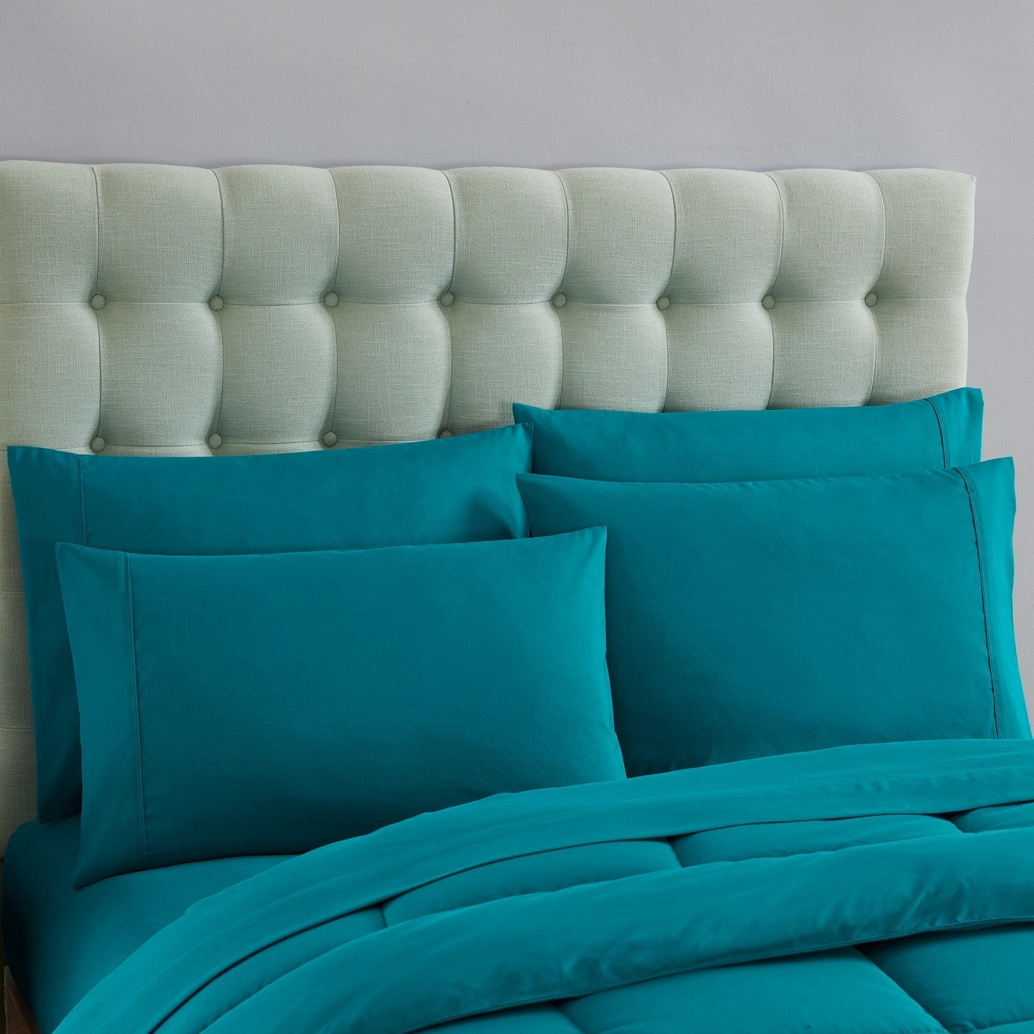 Essential 7-Piece Bed in a Bag Set Teal - Shams