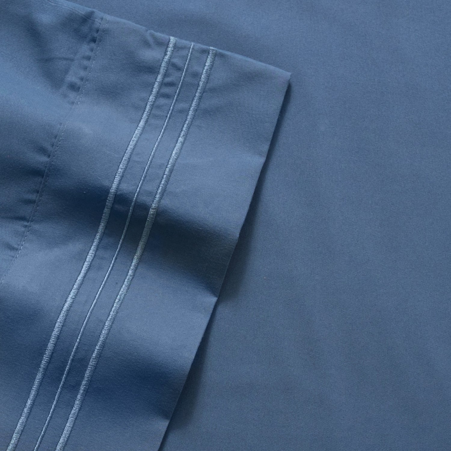 Extra Deep 4-Piece Bed Sheet Set Denim - Fabric