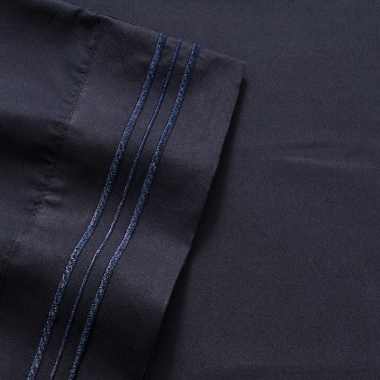 Extra Deep 4-Piece Bed Sheet Set Navy - Fabric