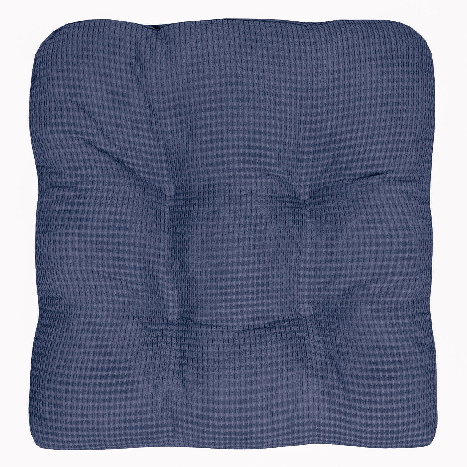 Fluffy Chair Cushion Set Navy - Top