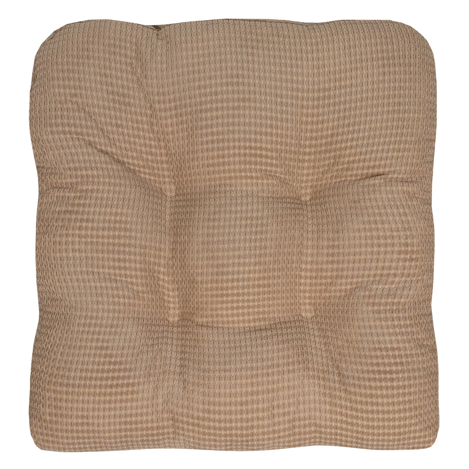 Fluffy Chair Cushion Set Taupe - Top