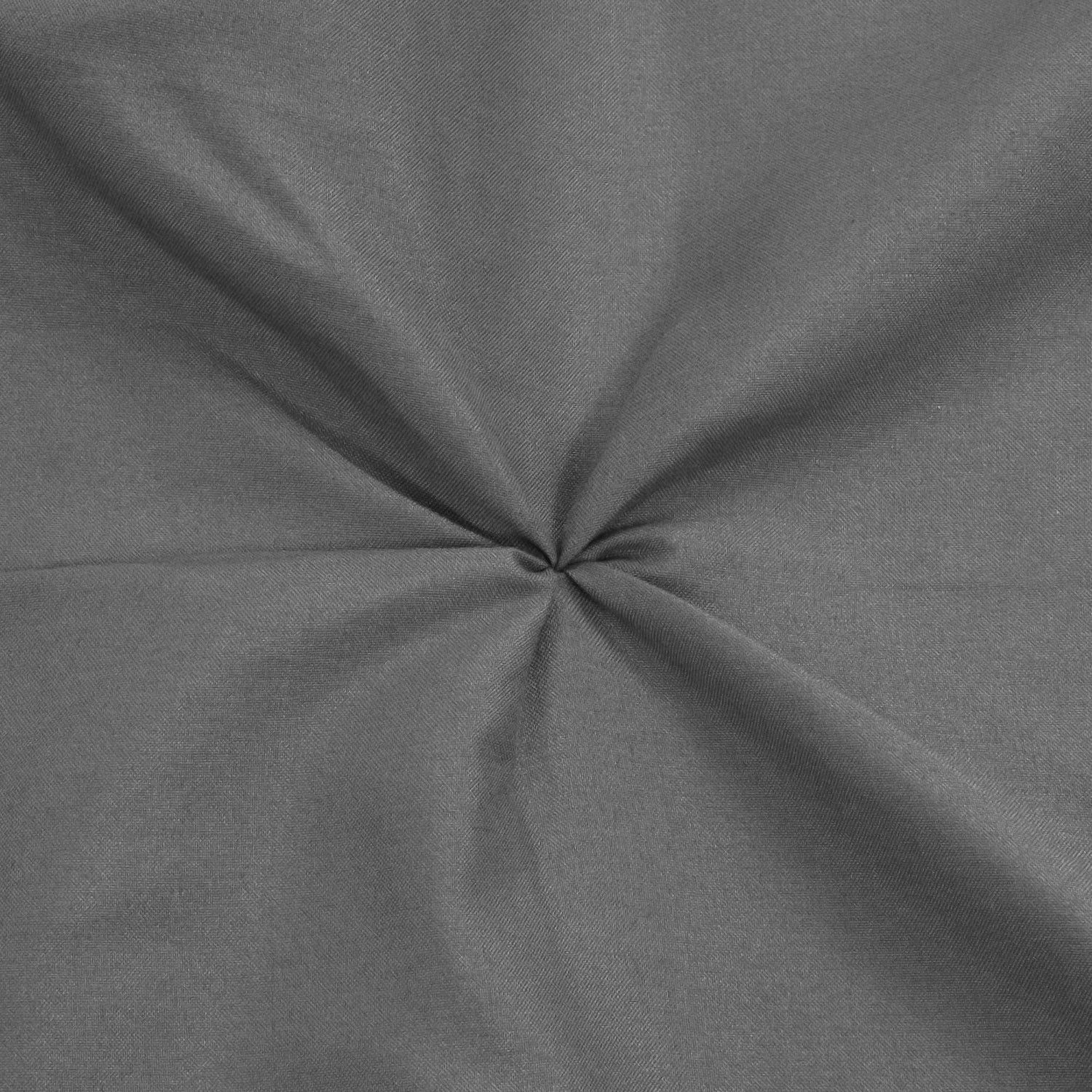 Hudson Pinch Pleat 3-Piece Duvet Set Gray - Detail