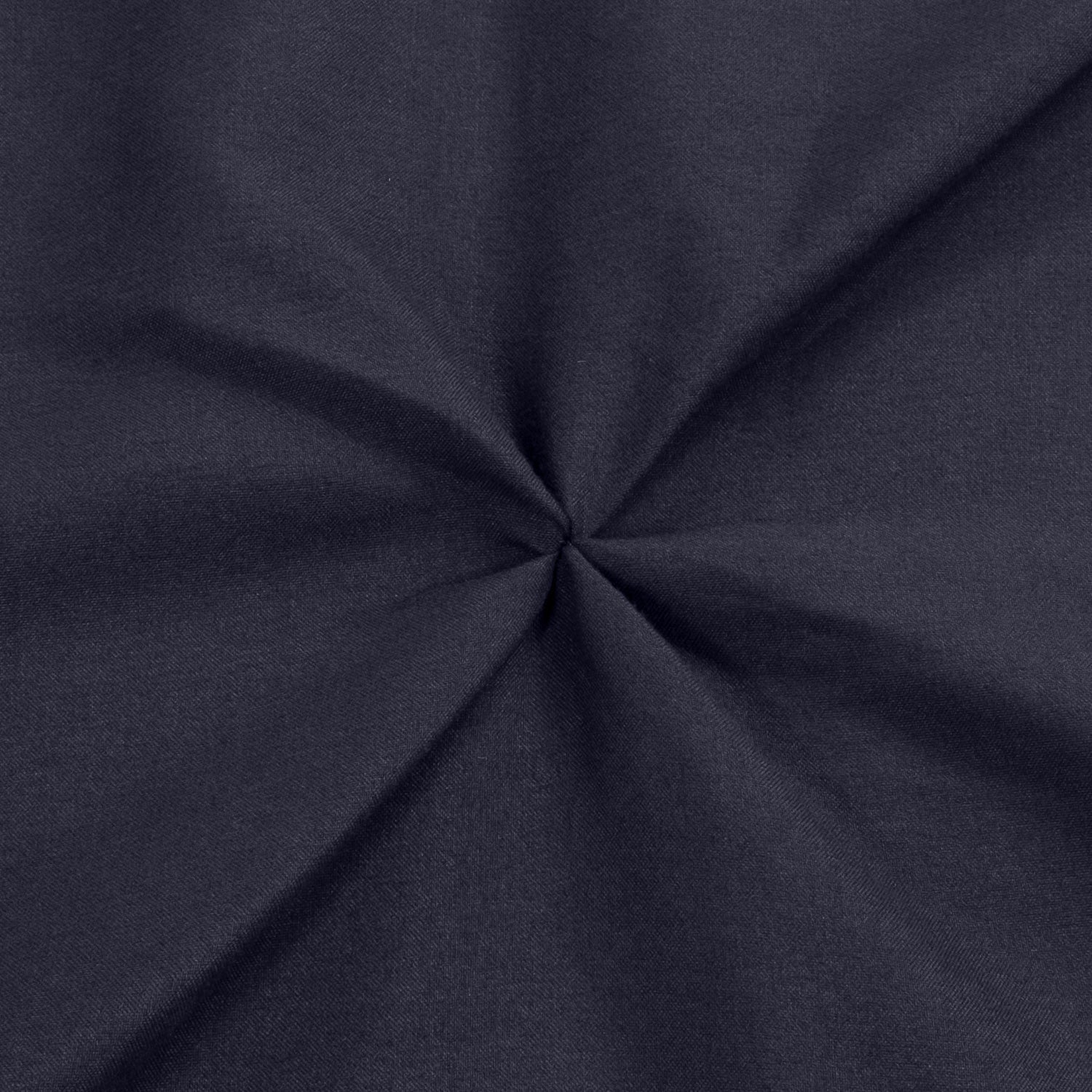 Hudson Pinch Pleat 3-Piece Duvet Set Navy - Detail