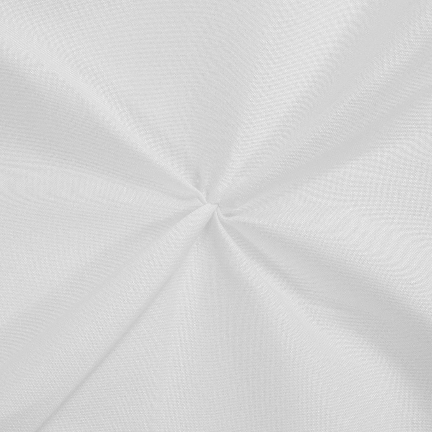 Hudson Pinch Pleat 3-Piece Duvet Set White - Detail