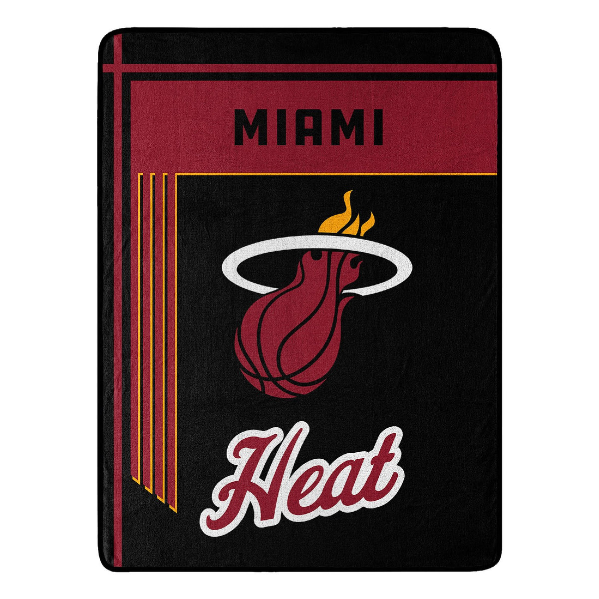 Miami Heat NBA Officially Licensed Throw Blanket 46x60