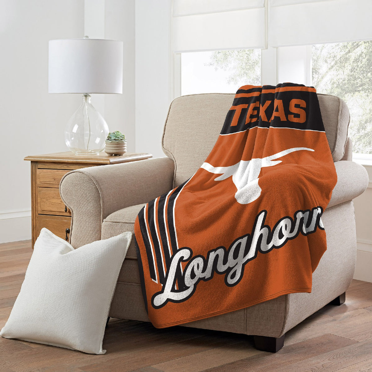 NCAA Throw Blanket Texas Longhorns - Couch