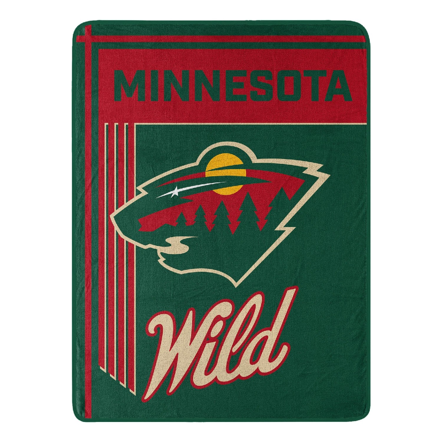 NHL Throw Blanket Minnesota Wild - Open Blanket