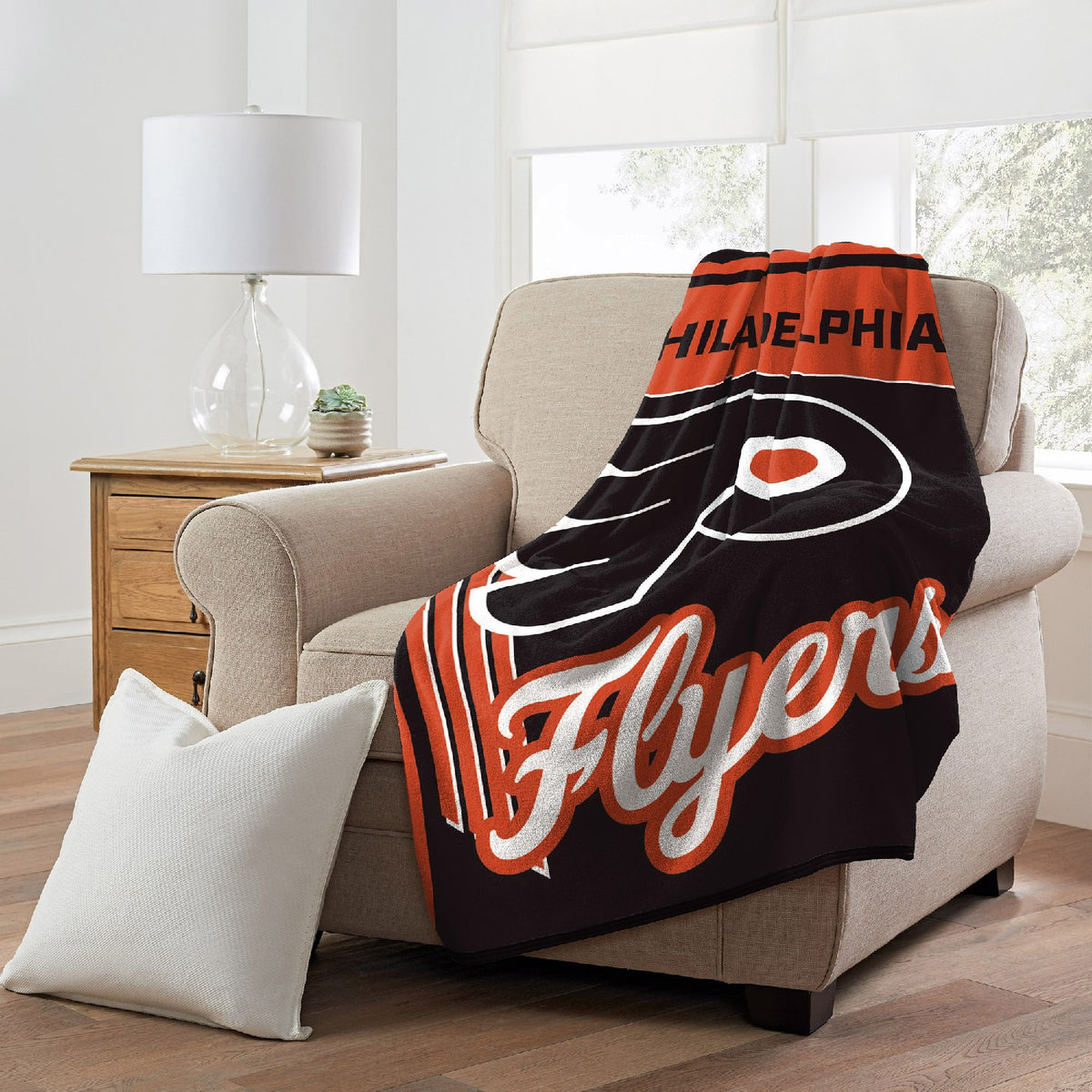 NHL Throw Blanket Philadelphia Flyers - Couch