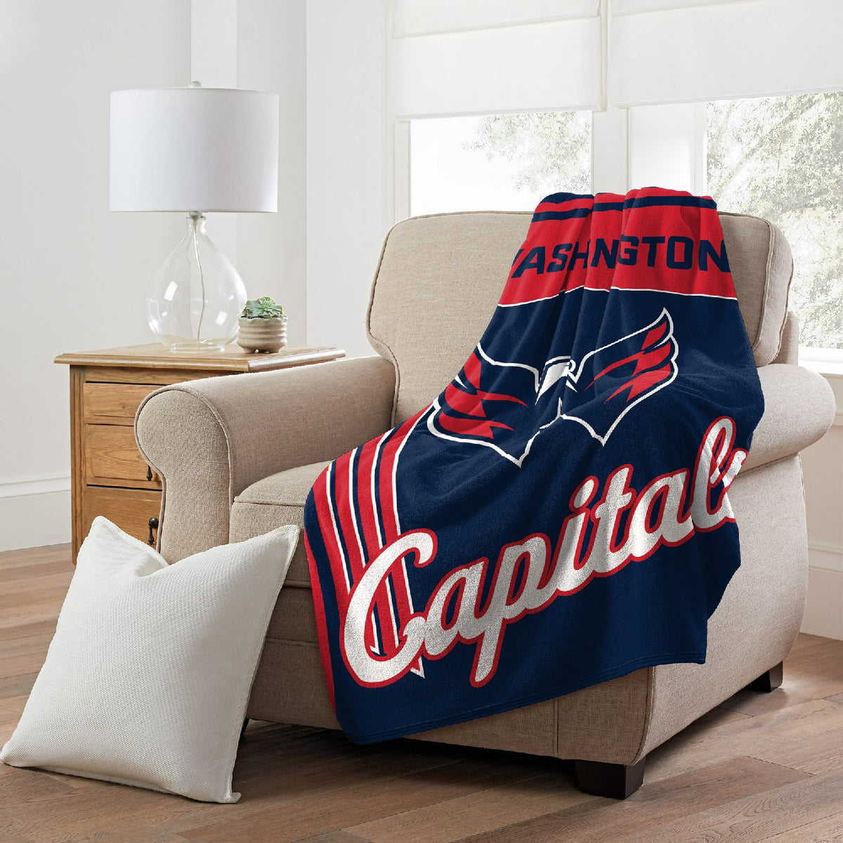 NHL Throw Blanket Washington Capitals - Couch