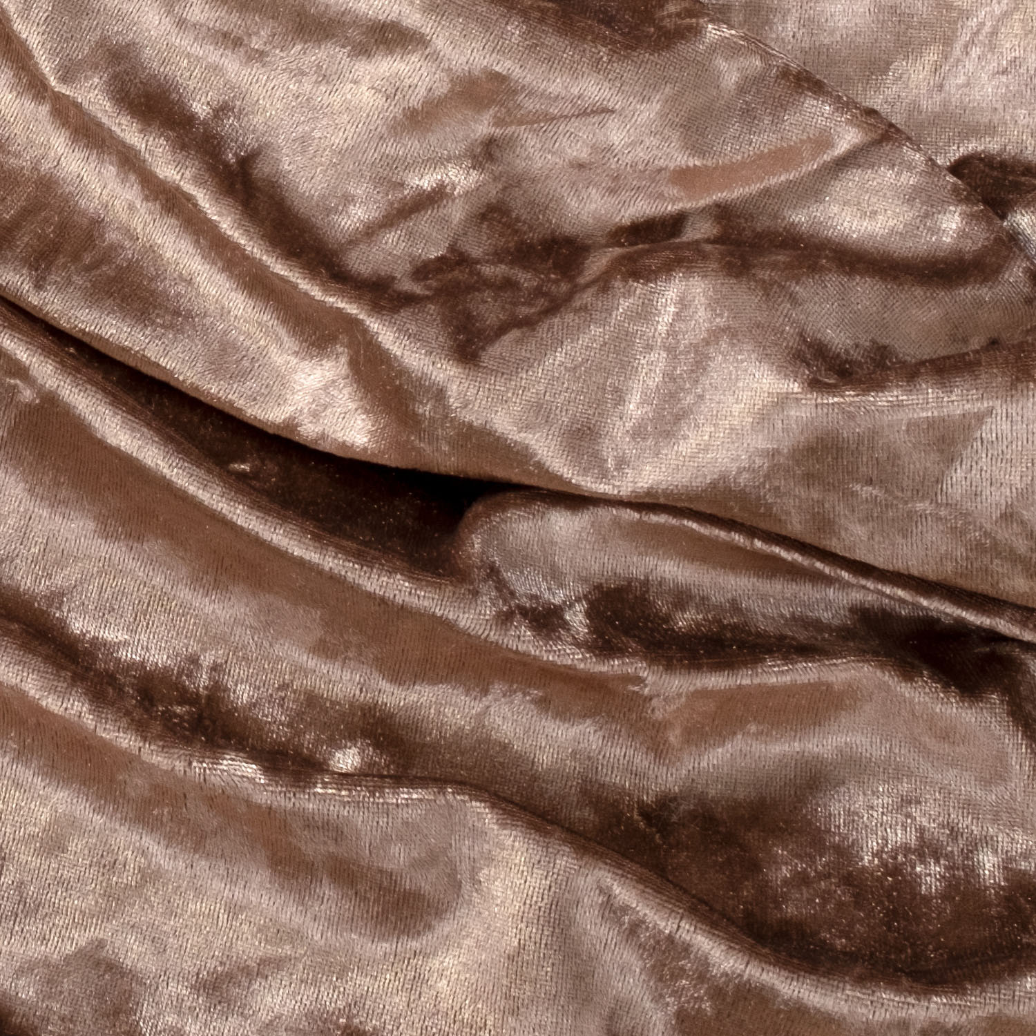 Taupe velvet online throw