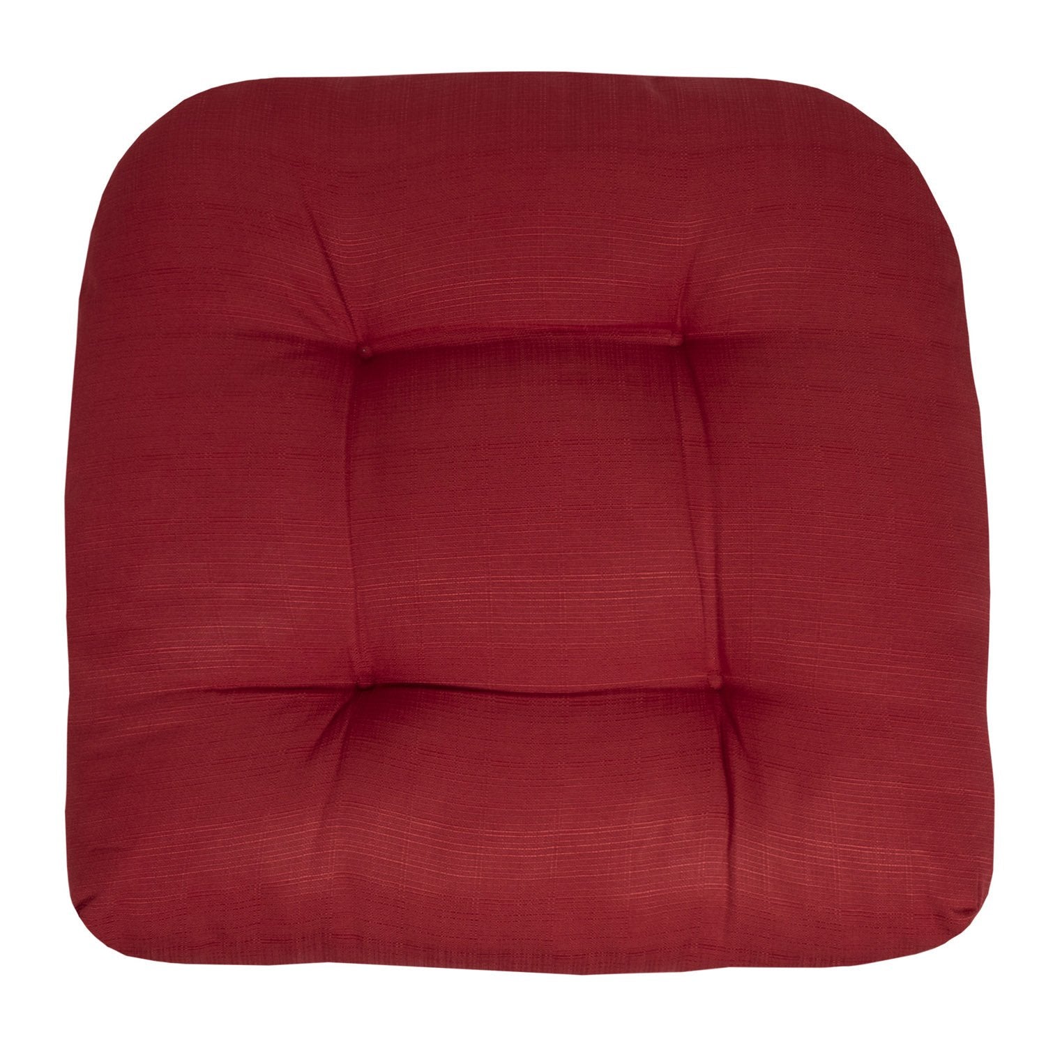 Red seat pads for kitchen online chairs