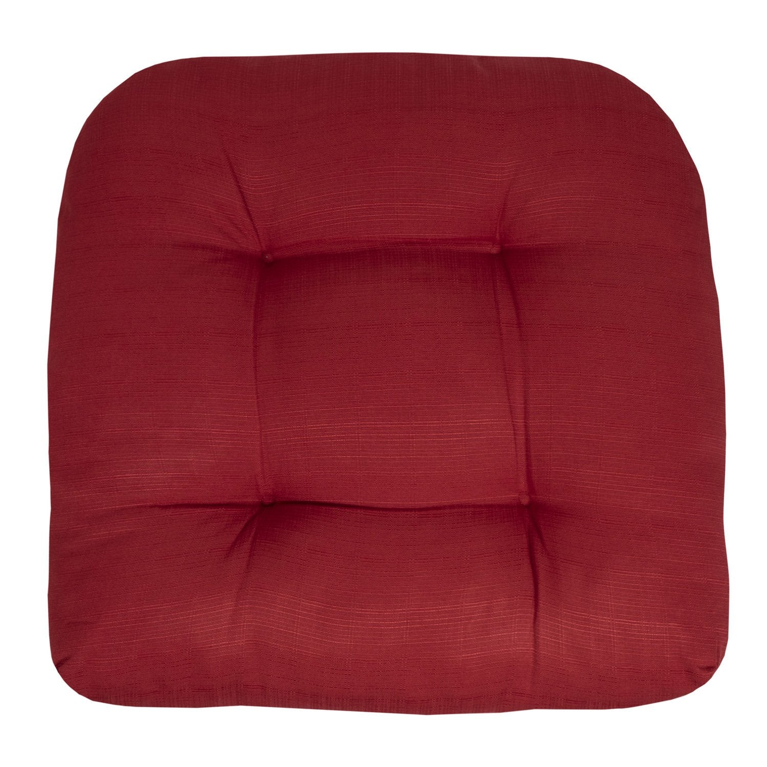 Patio Seat Cushion Set Red - Top