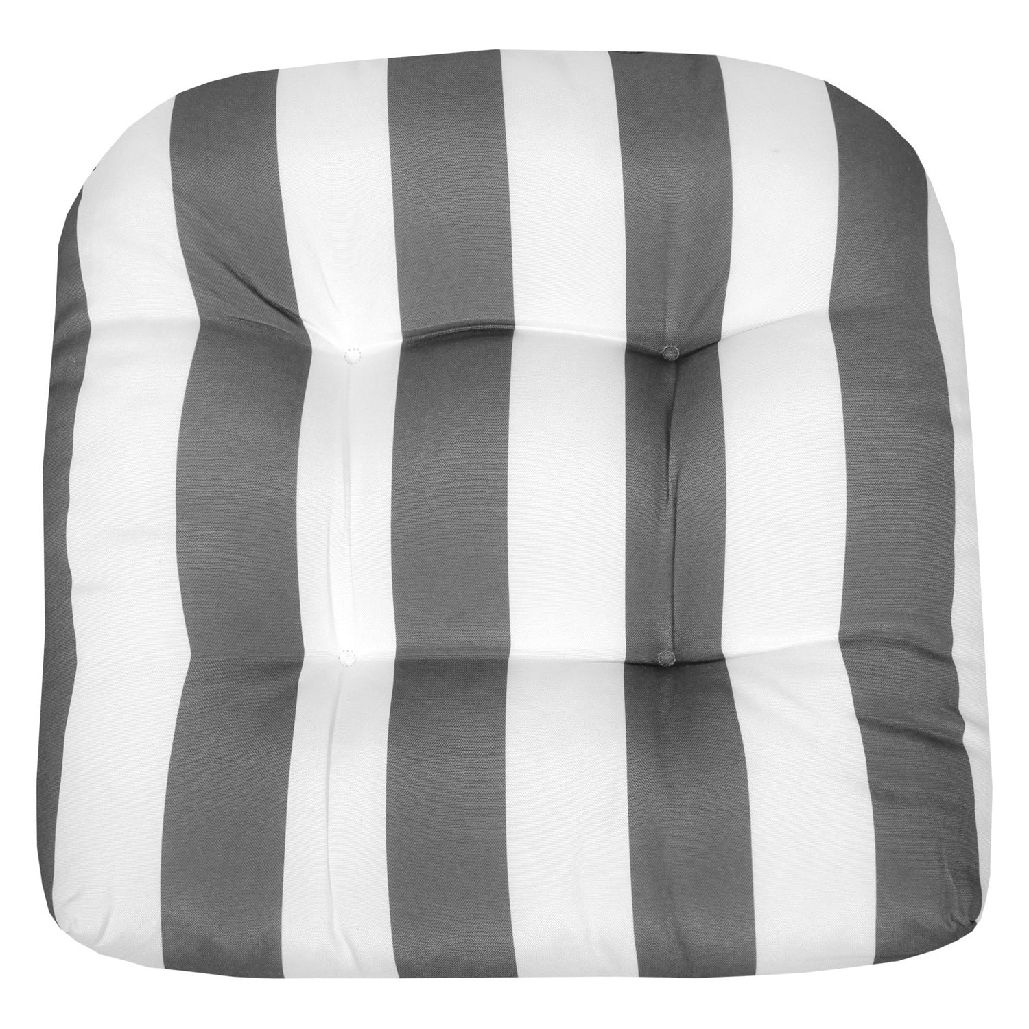 Patio Chair Cushion Set 19X19 Silver White - Top
